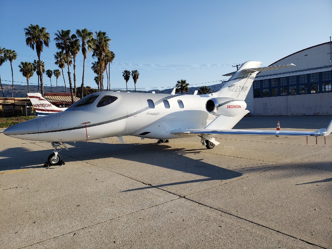 Michael Avenatti's jet, which was seized at Santa Barbara Airport on Wednesday (Photo courtesy of United States Attorney’s Office Central District of California (Los Angeles))