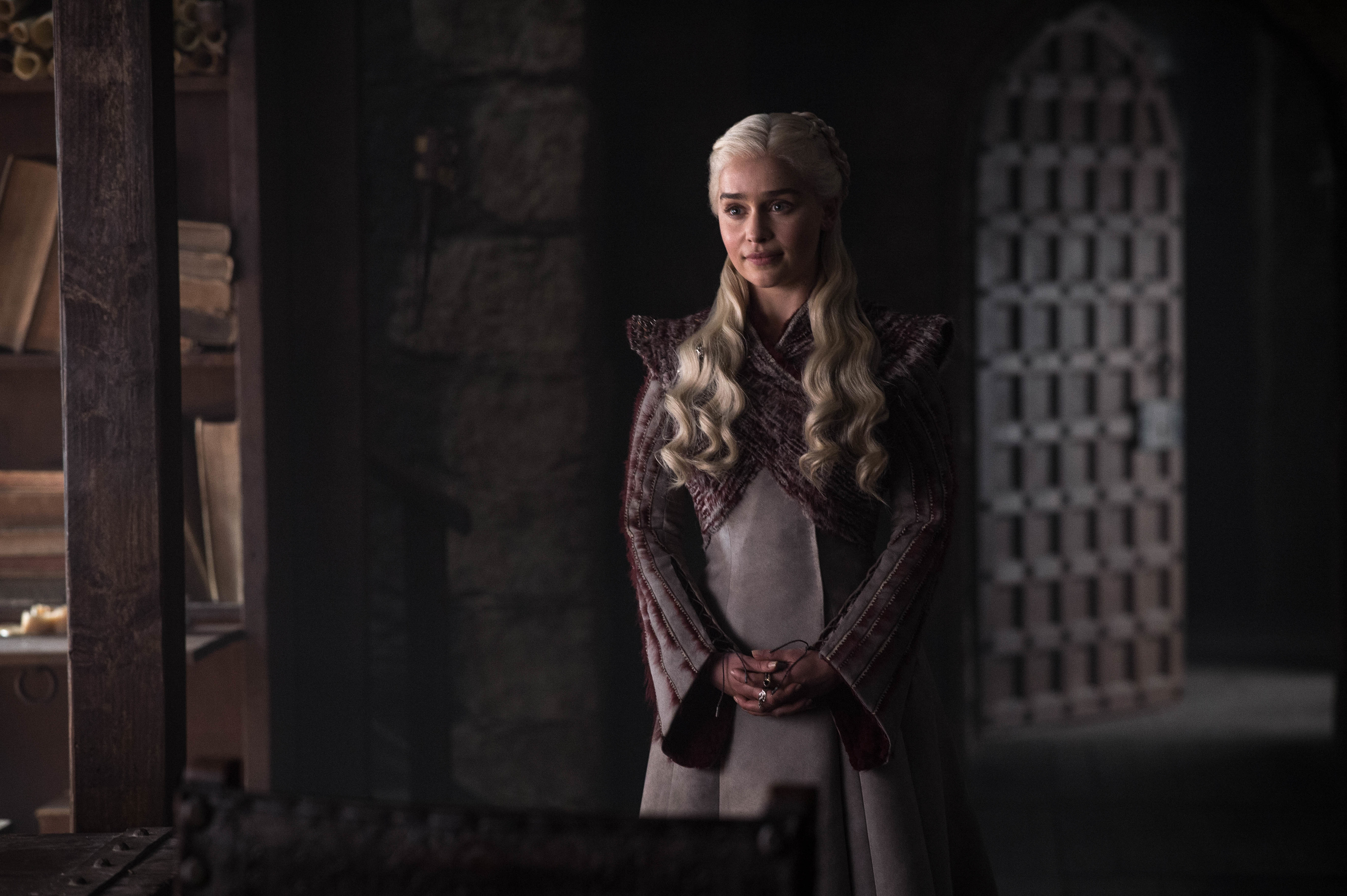 Emilia Clarke as Daenerys Targaryen. (Helen Sloan/HBO)