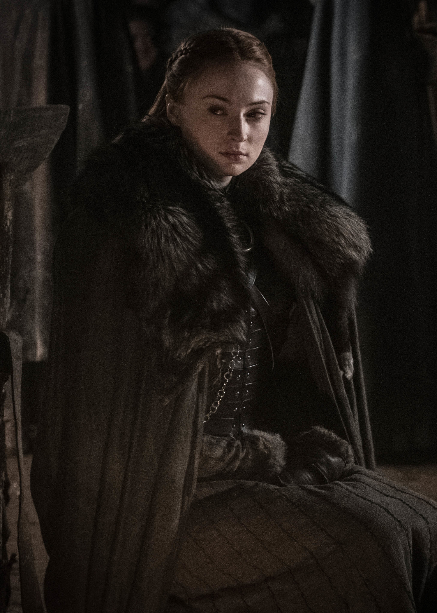 Sophie Turner as Sansa Stark. (Helen Sloan/HBO)