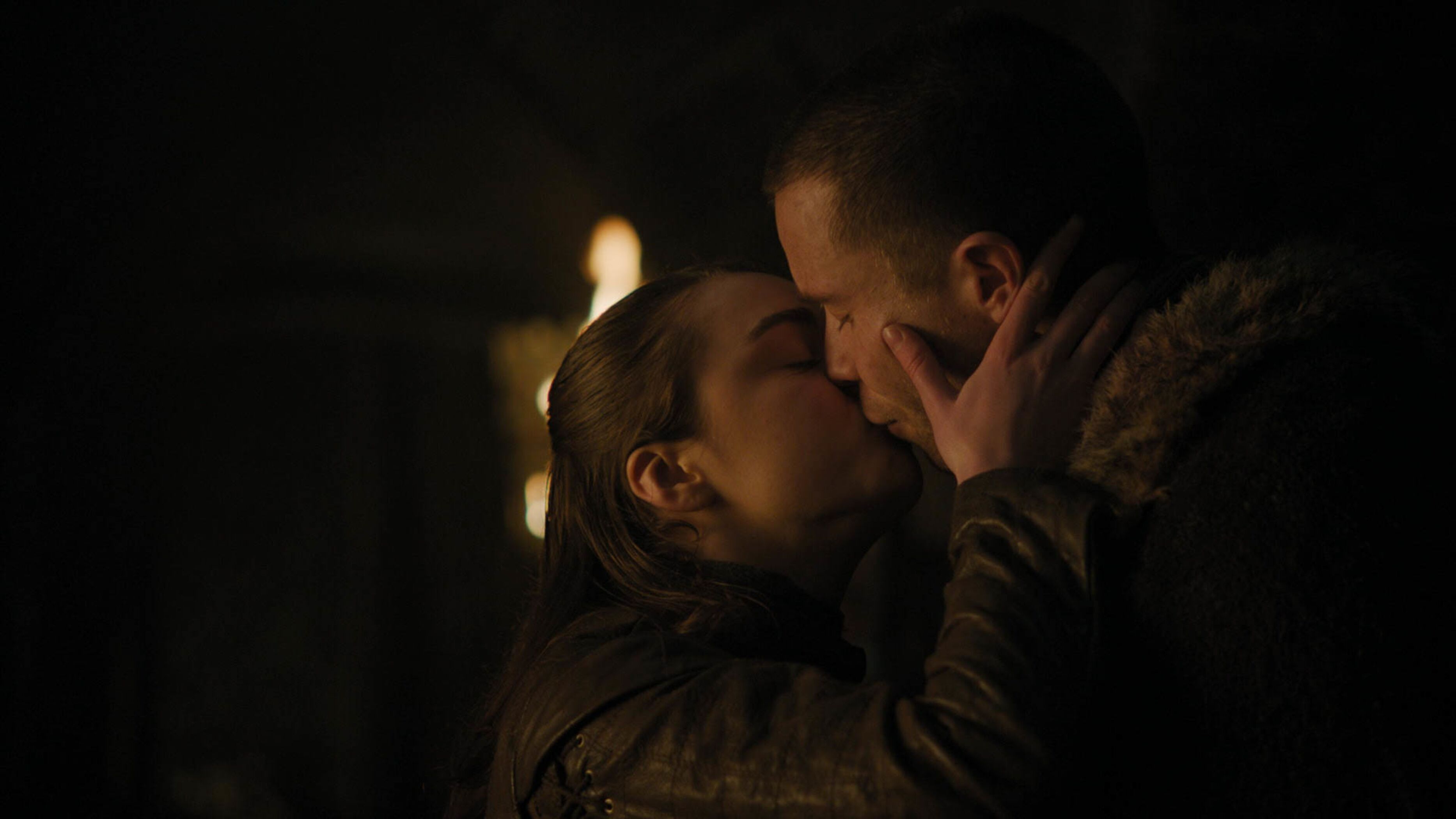 Gendry and Arya have a significant moment in season 8 episode 2. (Helen Sloan/HBO)