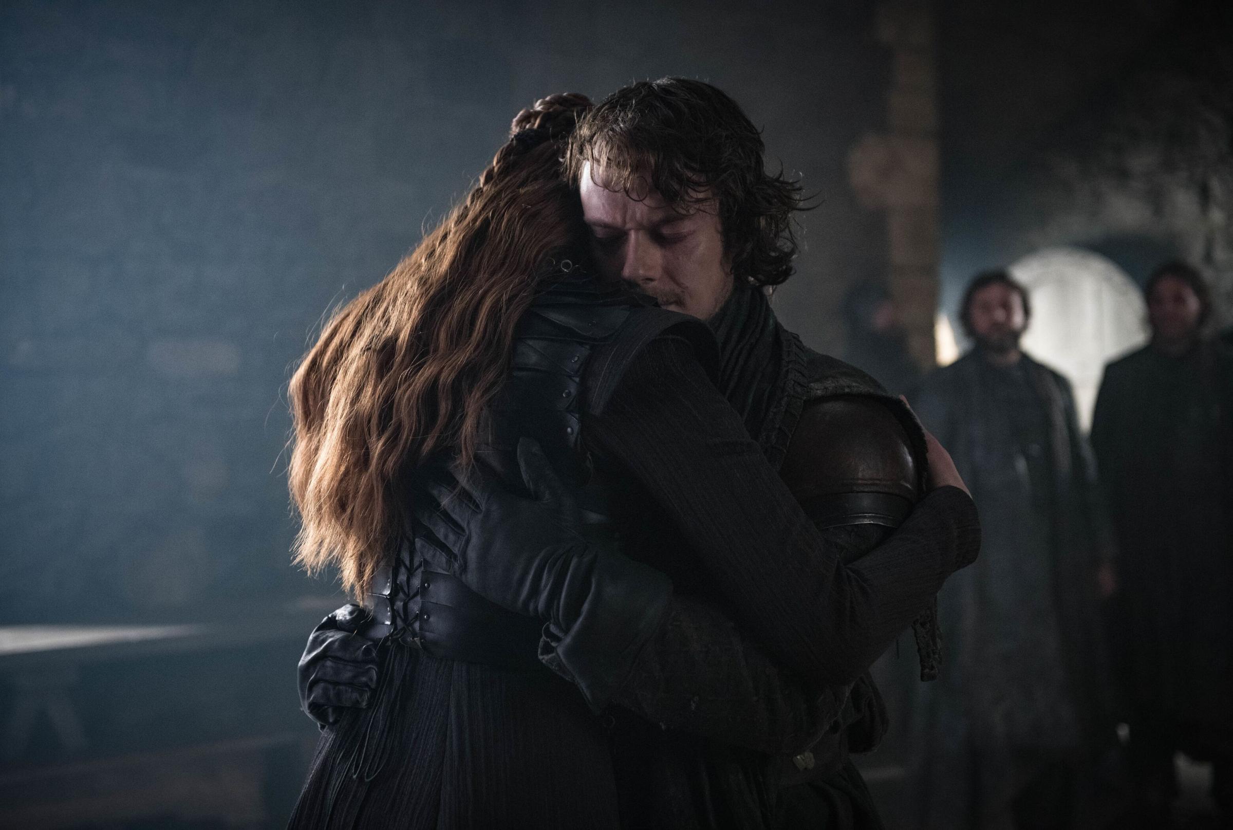 Theon and Sansa reunite on Game of Thrones season 8 episode 2