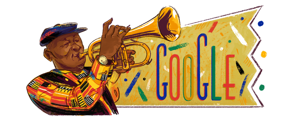 Hugh Masekela Google Doodle