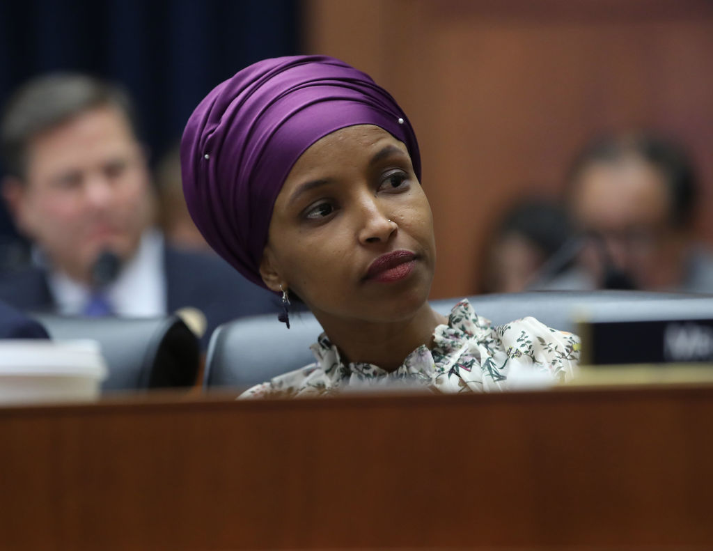 Rep. Ilhan Omar (D-MN) in the Rayburn House Office Building on March 6, 2019 in Washington, DC. (Mark Wilson&mdash;Getty Images)