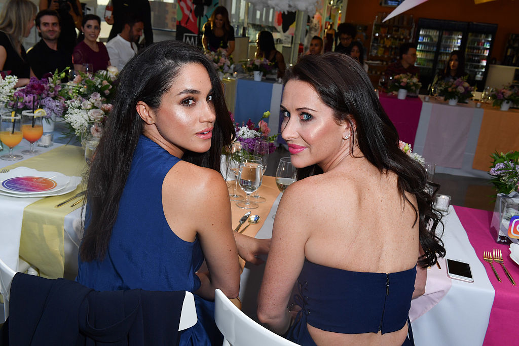 Actress Meghan Markle and Jessica Mulroney attend the Instagram Dinner held at the MARS Discovery District on May 31, 2016 in Toronto, Canada. (George Pimentel—WireImage)