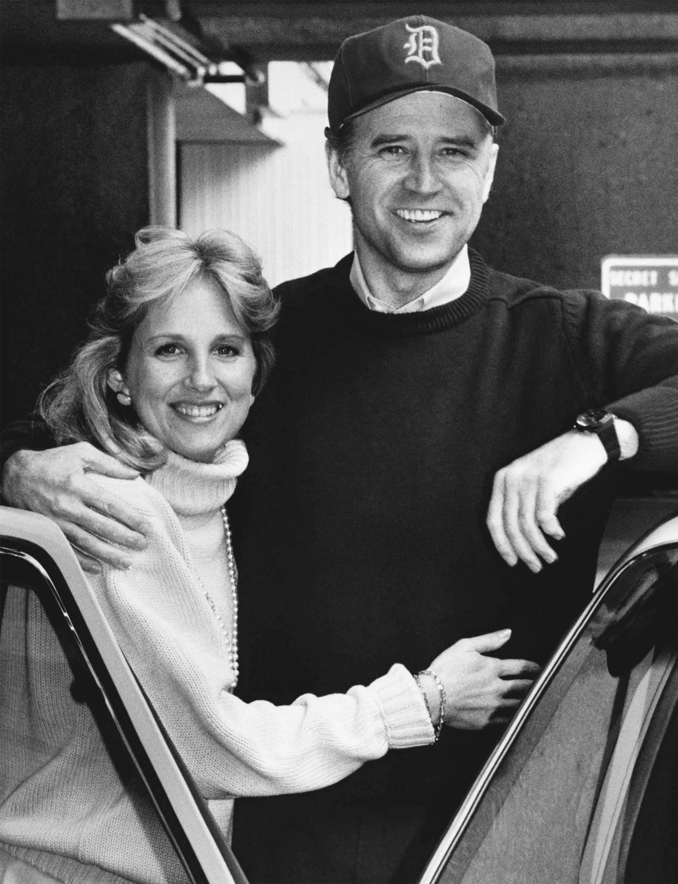 Jill and Joe after Joe was discharged from the Walter Reed Army Medical Center in Washington, where he was admitted after experiencing two aneurysms, February 1988. (Pam Price—AP)