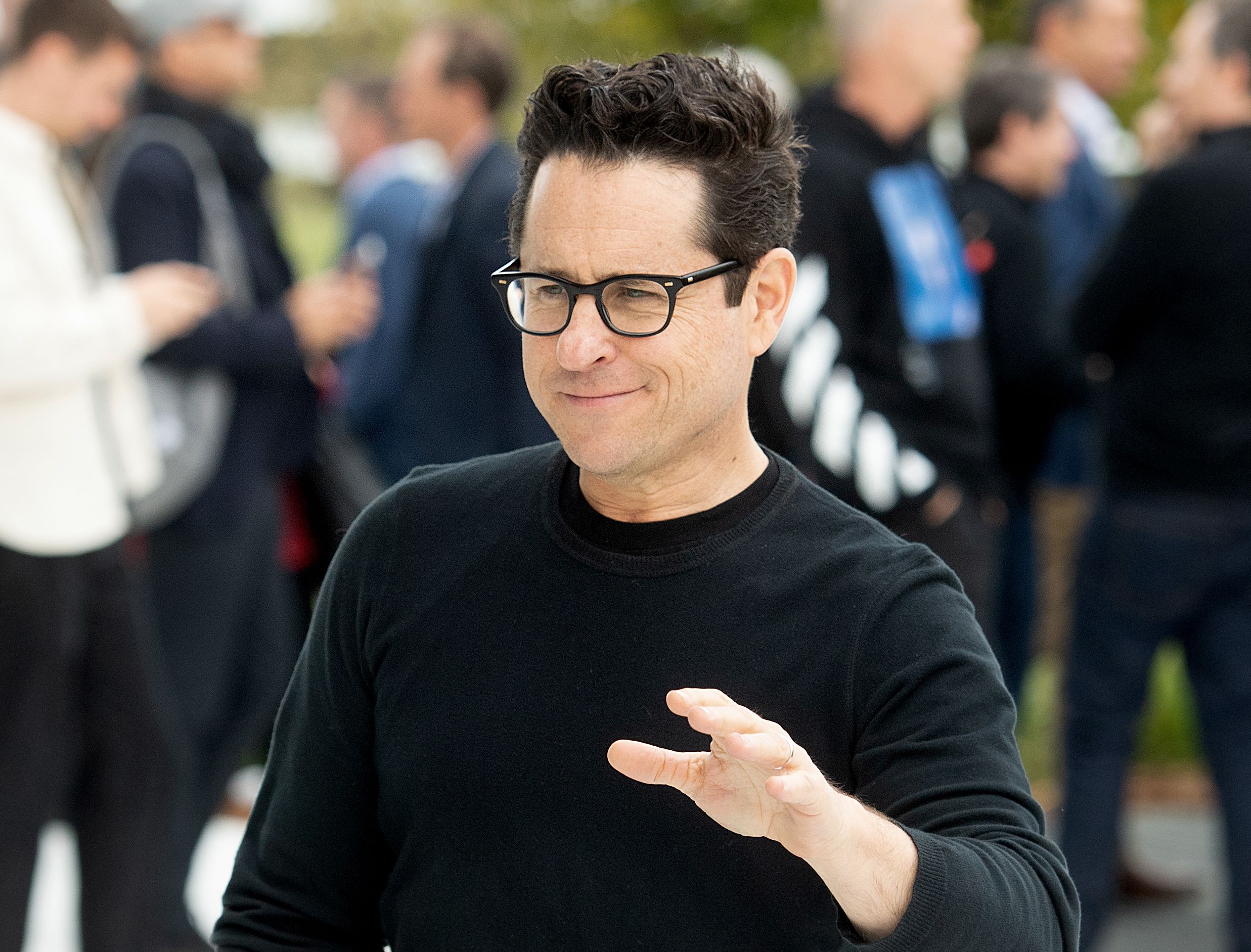 Filmmaker J.J. Abrams leaves an event launching Apple tv+ at Apple headquarters on March 25, 2019, in Cupertino, California. (Photo by NOAH BERGER / AFP)        (Photo credit should read NOAH BERGER/AFP/Getty Images)