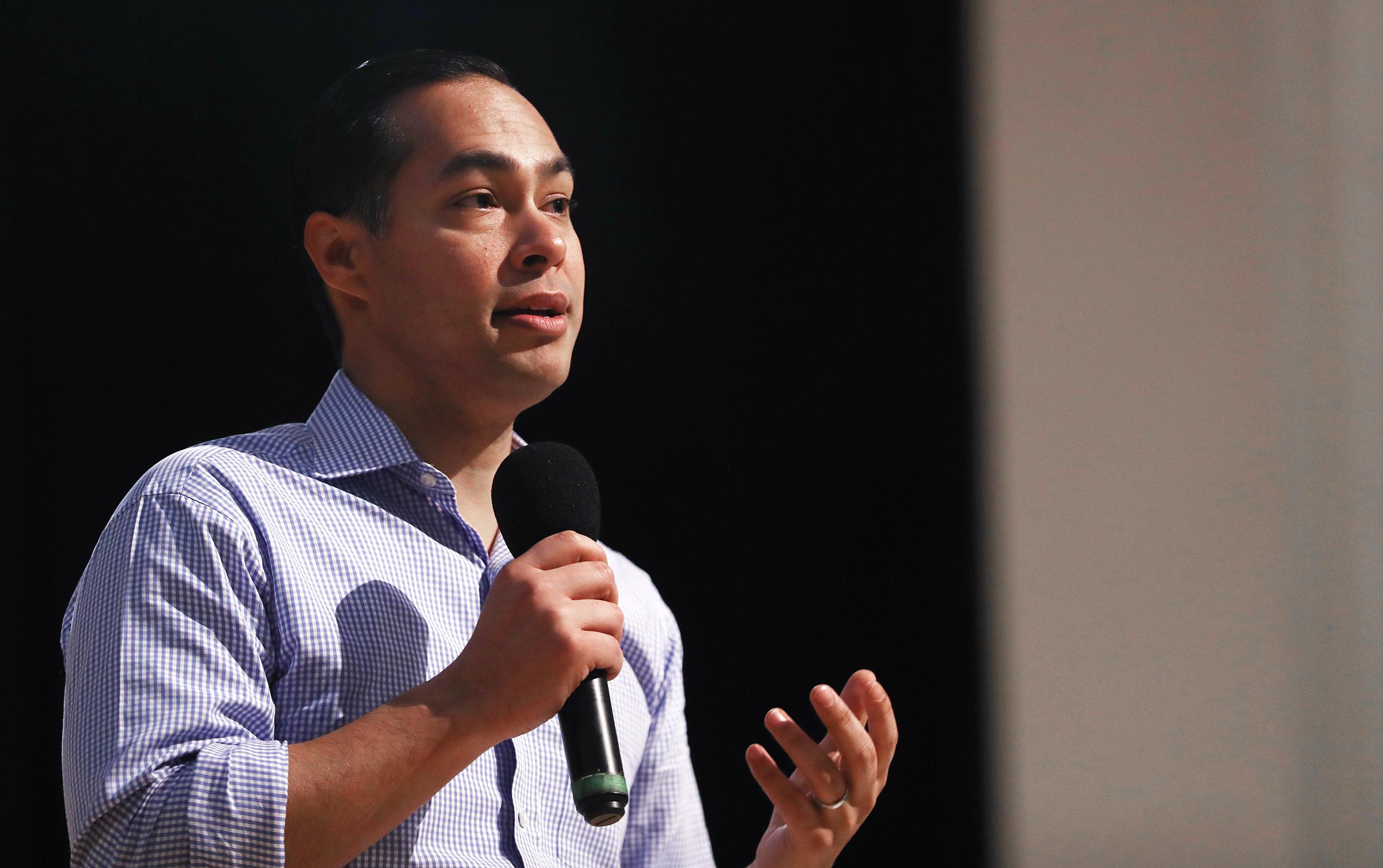 Presidential Candidate Julian Castro Campaigns In Los Angeles