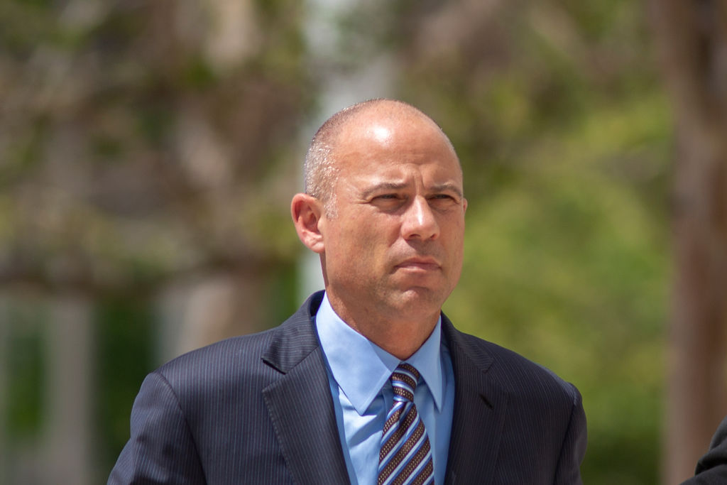 Celebrity lawyer Michael Avenatti arrives for his first hearing in Santa Ana federal court on bank and wire fraud charges on April 1, 2019 in Santa Ana, California. (David McNew&mdash;Getty Images)