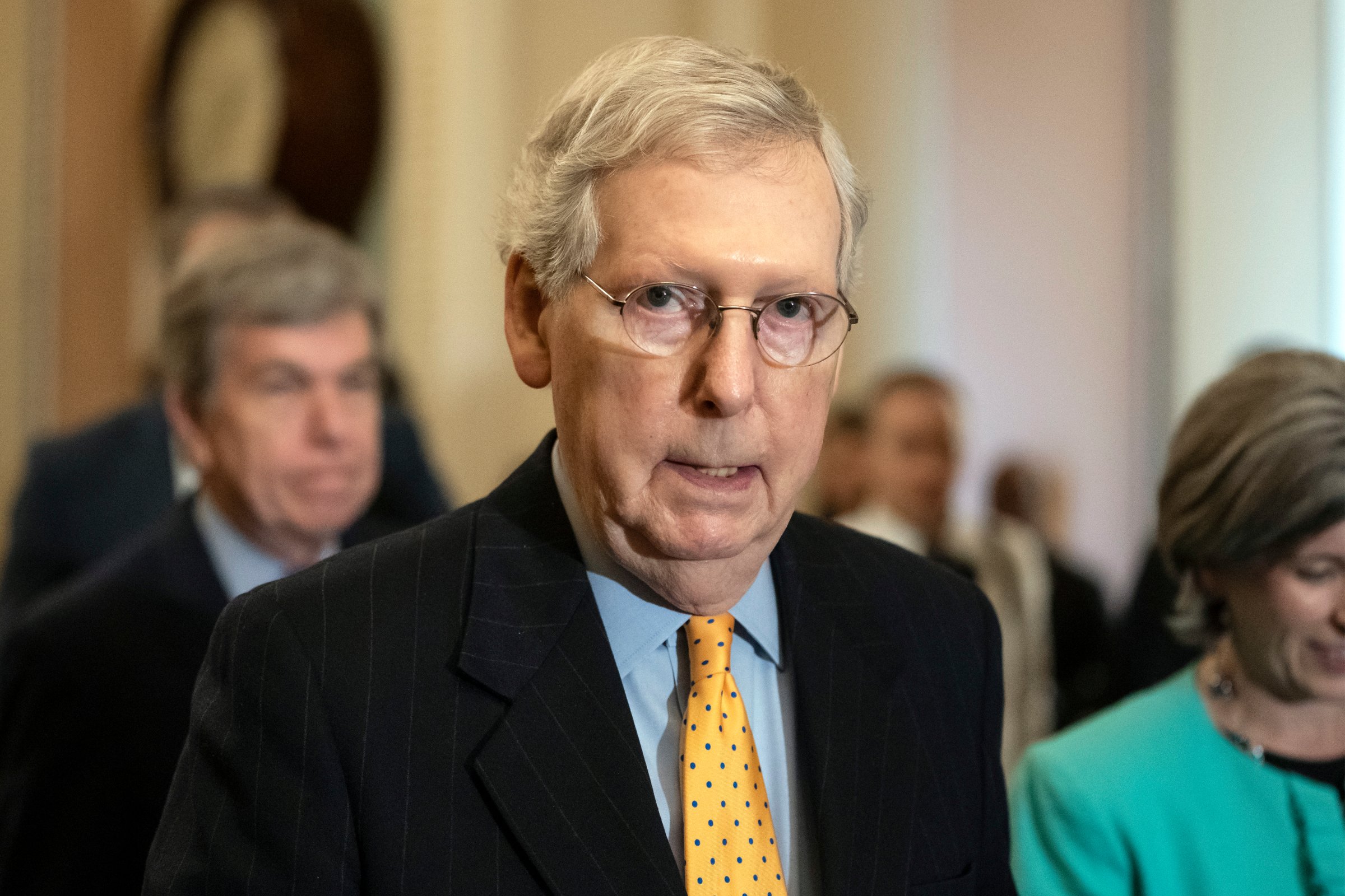 Senate Majority Leader Mitch McConnell wants to raise the minimum age for tobacco products, including vaping devices, to 21 from 18.