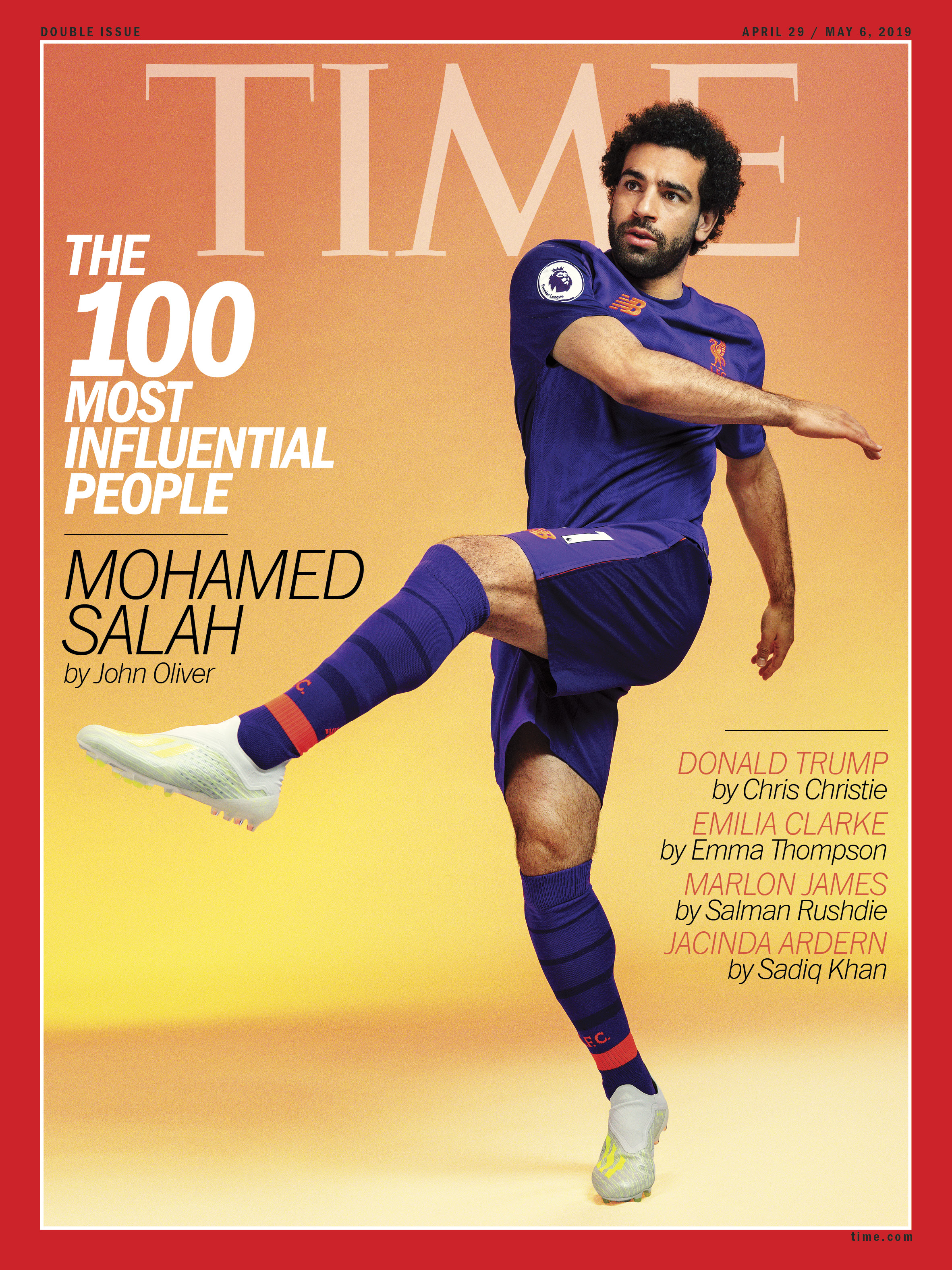 Mohamed Salah Time 100 cover