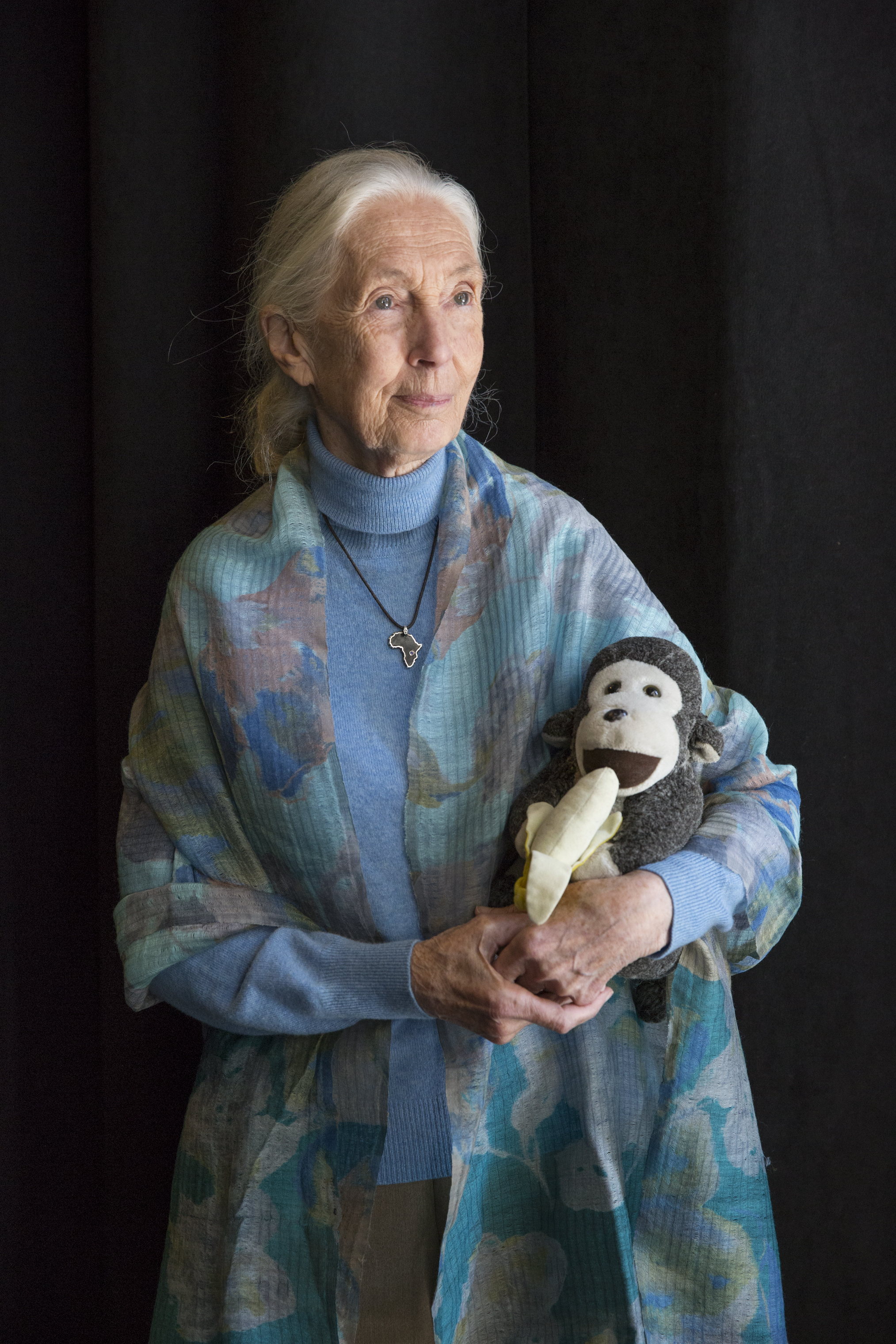 Primatologist Jane Goodall at the TIME 100 Summit in New York on April 23, 2019.