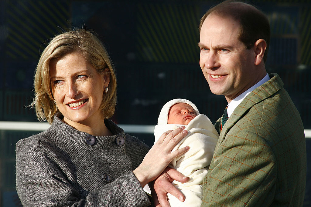Prince Edward And The Countess Of Wessex Leave Hospital