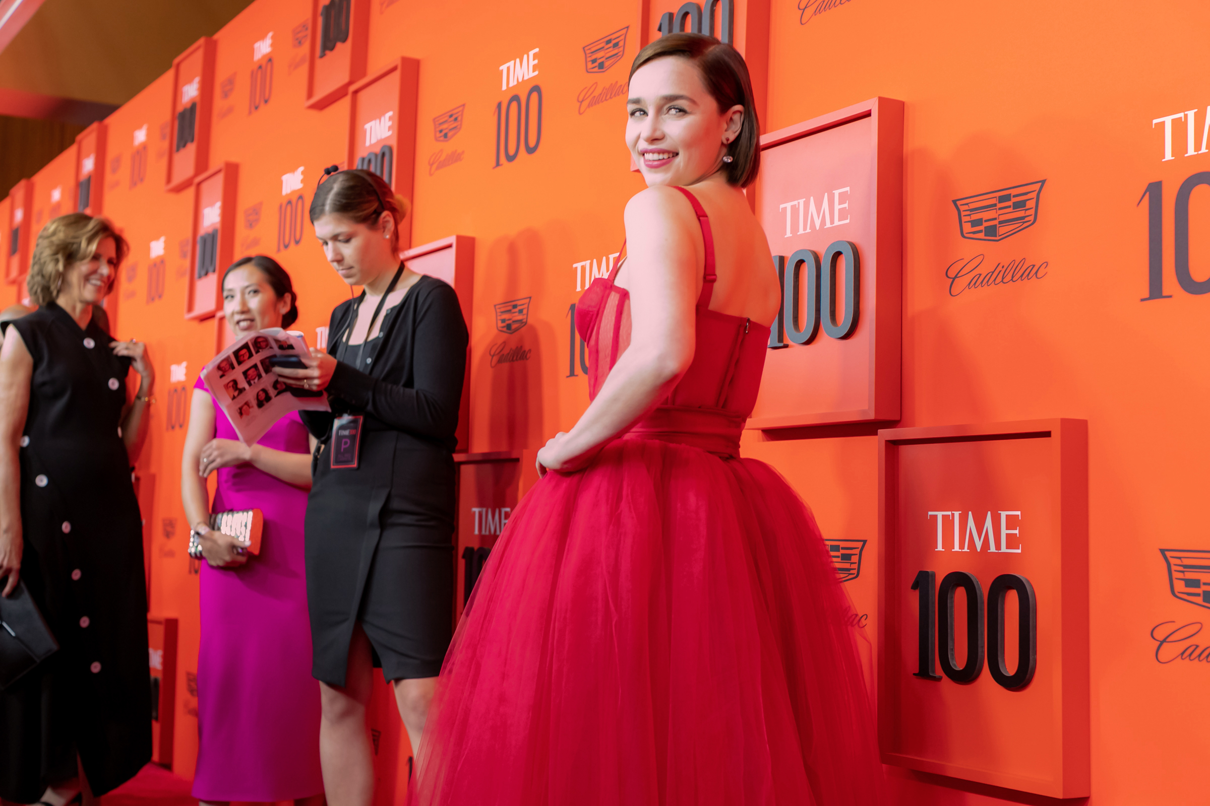 Emilia Clarke at the Time 100 Gala at Jazz at Lincoln Center in New York City on April 23, 2019.