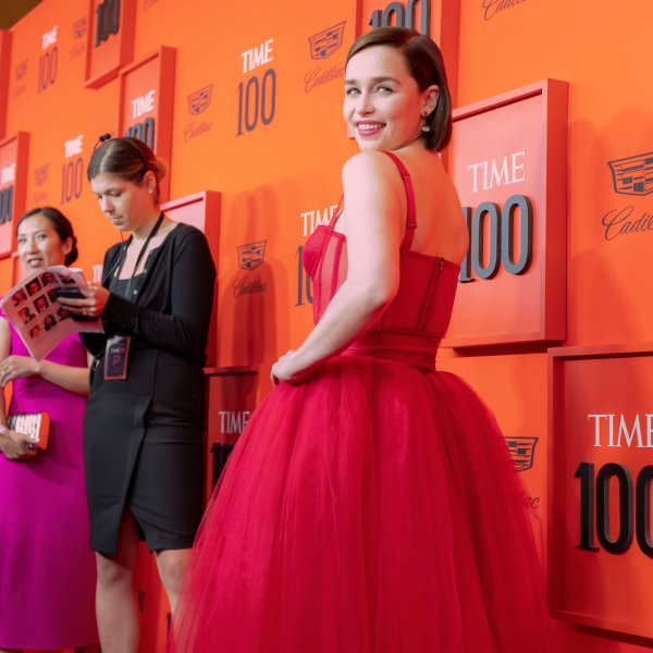 Emilia Clarke at the Time 100 Gala at Jazz at Lincoln Center in New York City on April 23, 2019.
