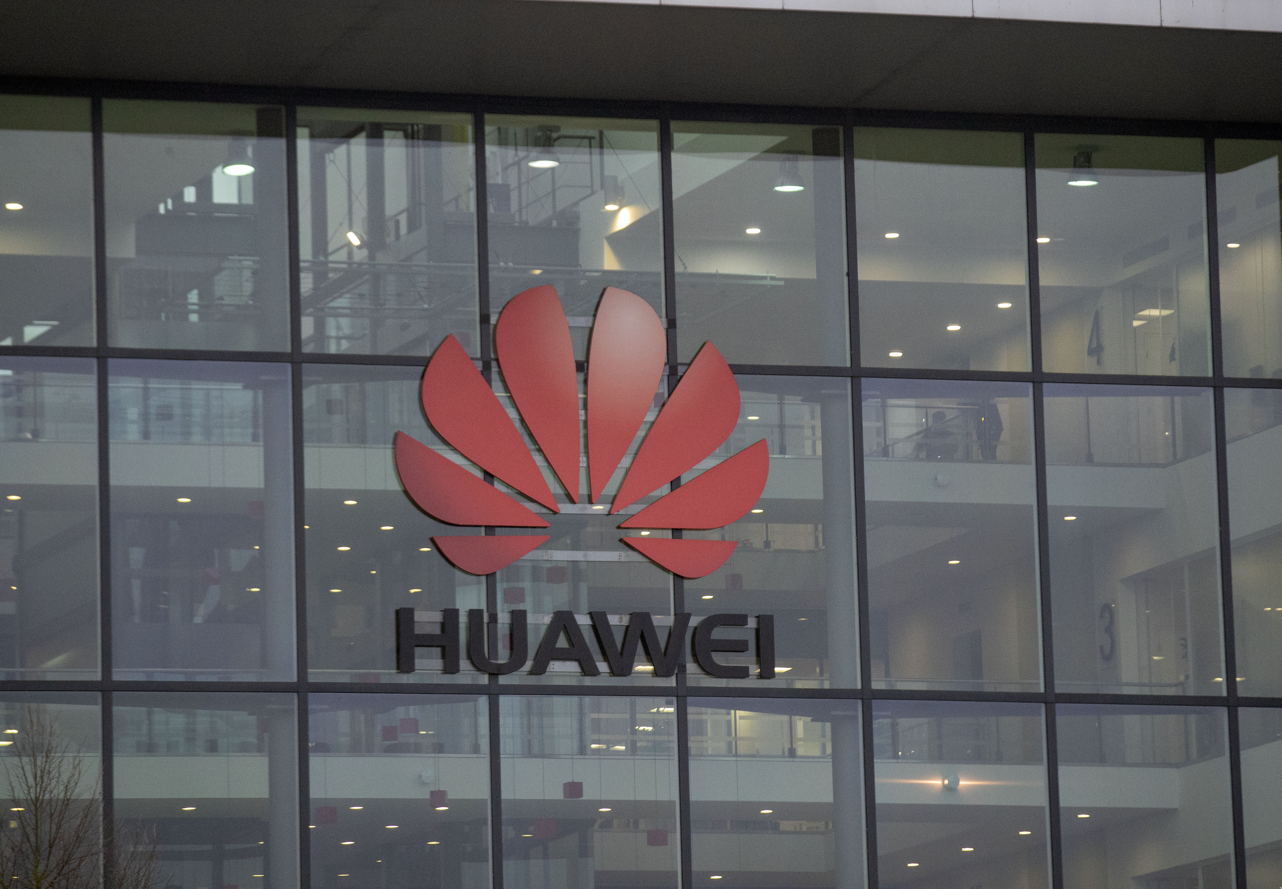 The U.K. headquarters of Huawei in Reading is seen on June 12, 2018. (Steve Parsons&mdash;AP)