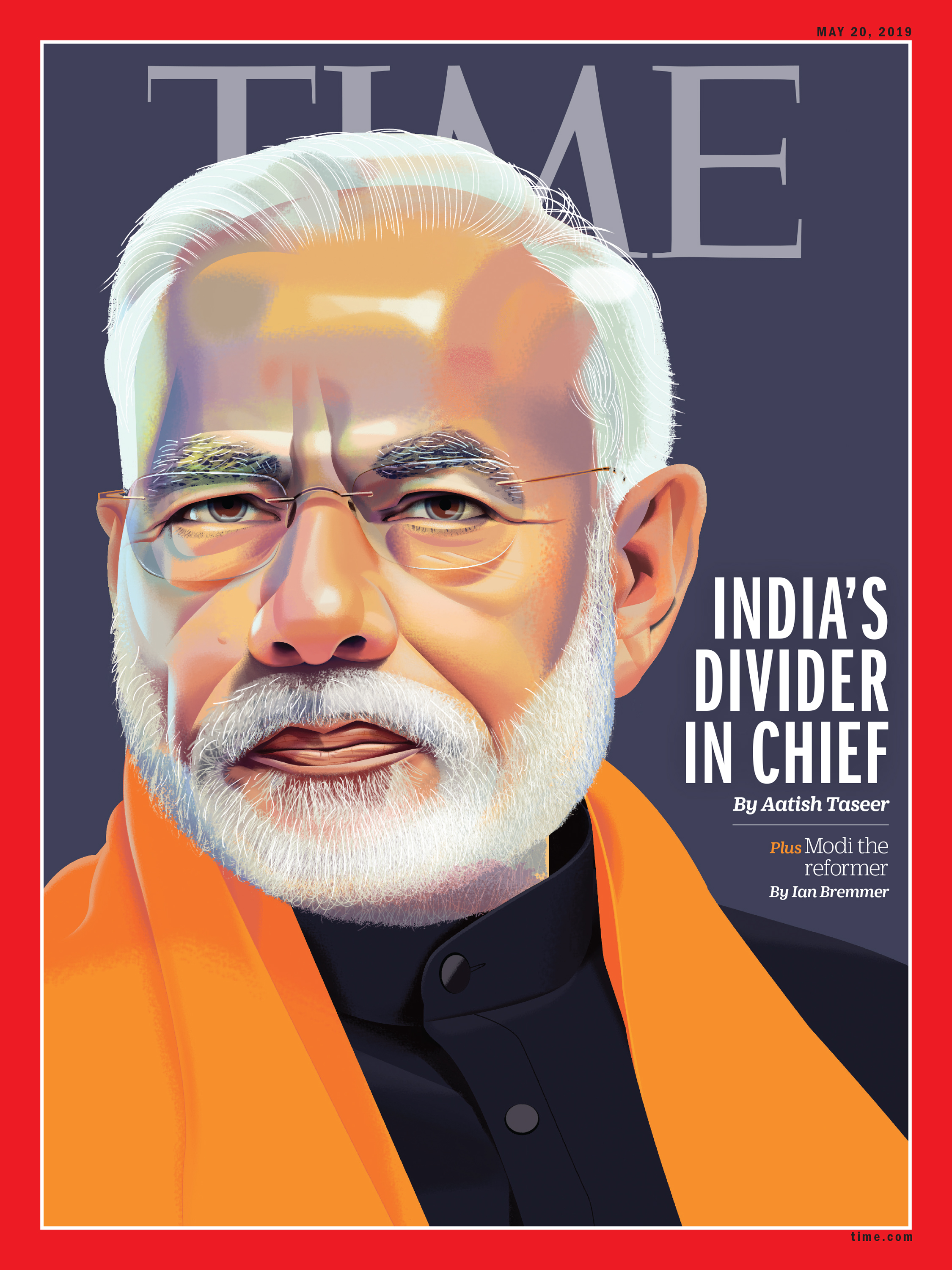 Modi election cover