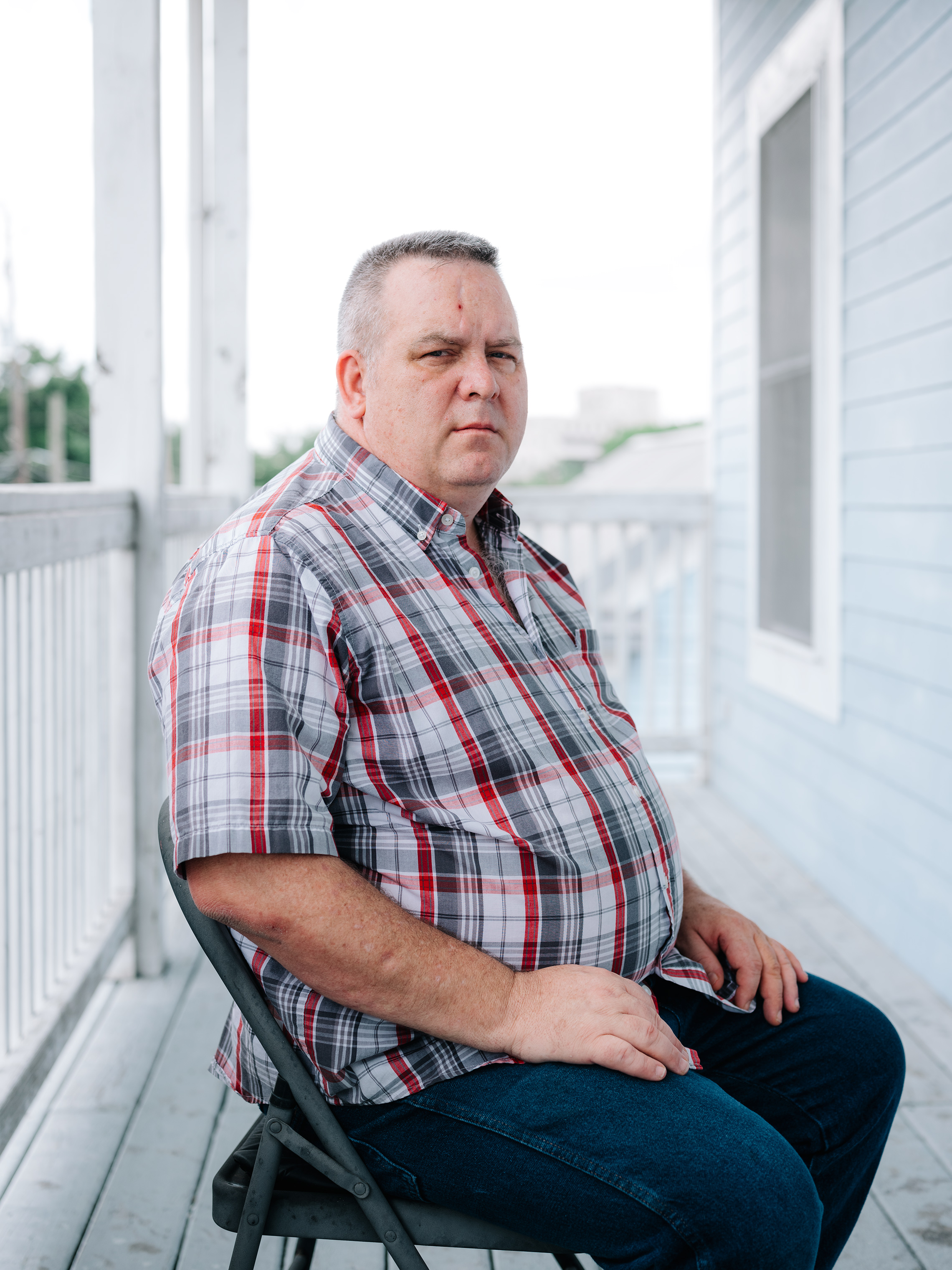 James Kretschmer, 56, was abused by his Scoutmaster for a period of four to six months. “I’ve been married and divorced four times. And I will stand up and say right now it’s probably because of the simple fact that I built a shell to protect myself because of the trauma,” he says. (David Kasnic for TIME)