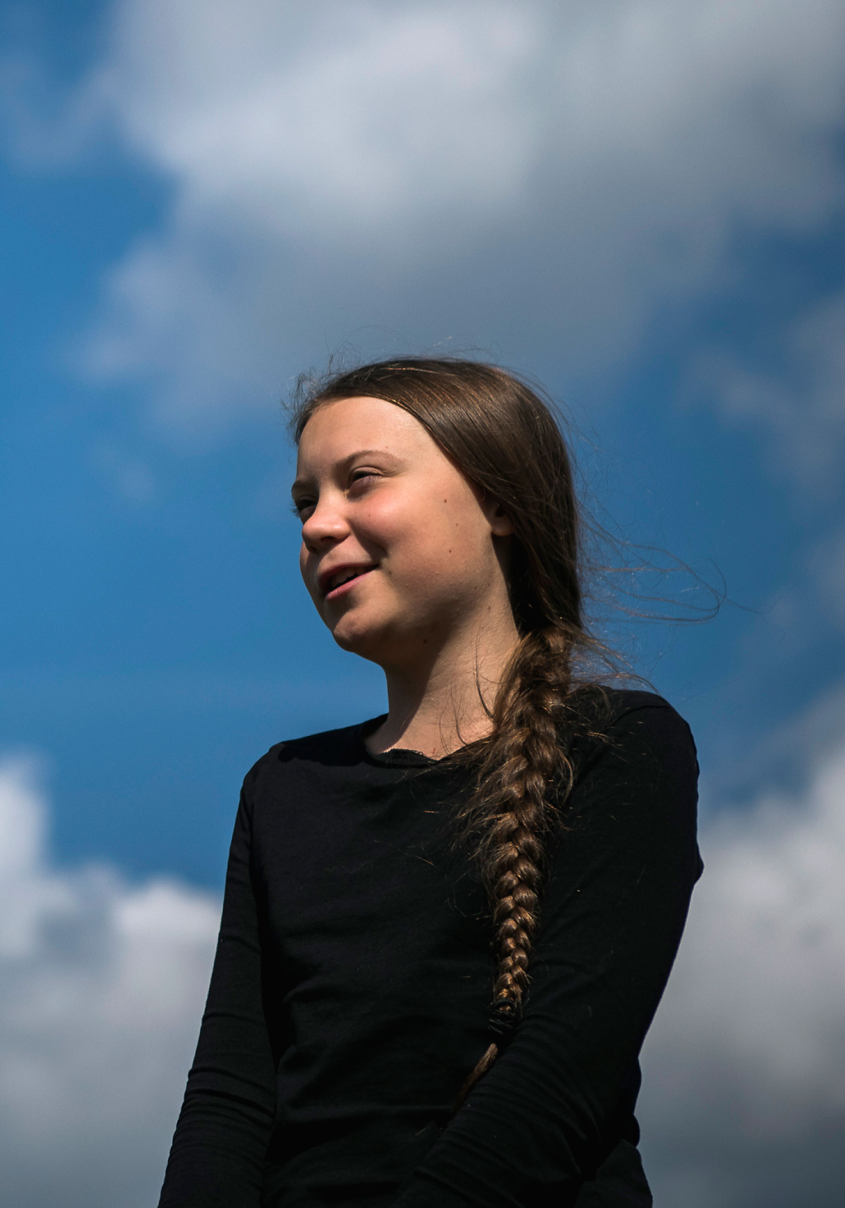 Greta Thunberg, the 16-year-old Swedish climate activist, is interviewed ahead of the "Global Strike For Future" movement on a global day of student protests aiming to spark world leaders into action on climate change in Stockholm