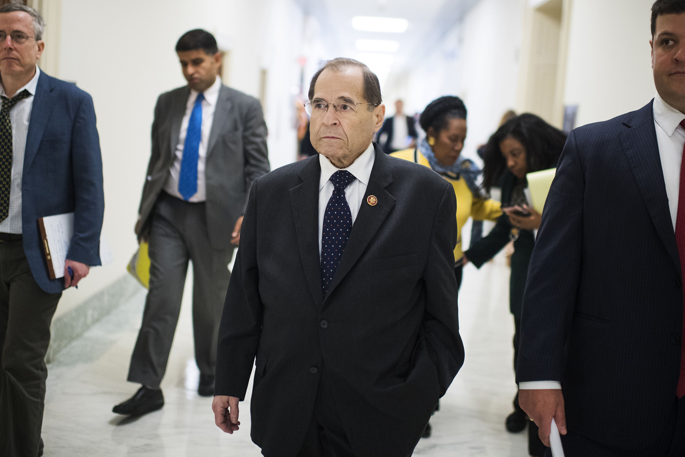 Chairman Jerrold Nadler, D-N.Y., is seen after a House Judiciary Committee hearing in Rayburn Building, Washington, D.C. on May 2, 2019.