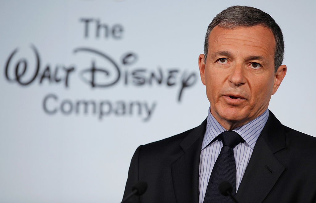 Walt Disney CEO Robert Iger delivers remarks during an event at the Newseum in Washington, D.C. on June 5, 2012. (Chip Somodevilla—Getty Images)