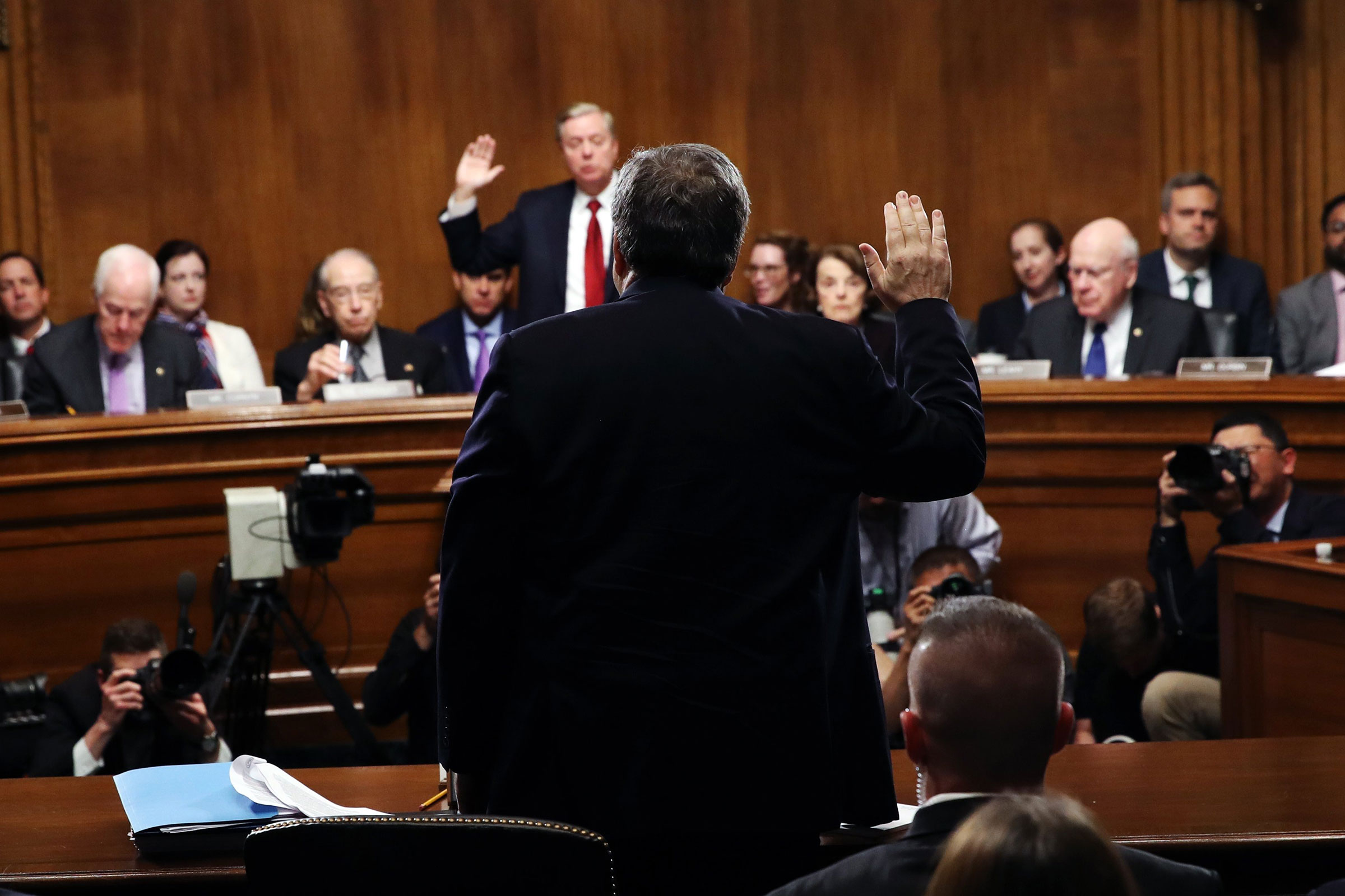 Attorney General Barr Testifies At Senate Hearing On Russian Interference In 2016 Election