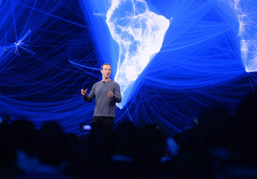 Facebook CEO Mark Zuckerberg speaks at the F8 developer conference at the McEnery Convention Center April 30 2019. (Picture alliance -Getty Image)