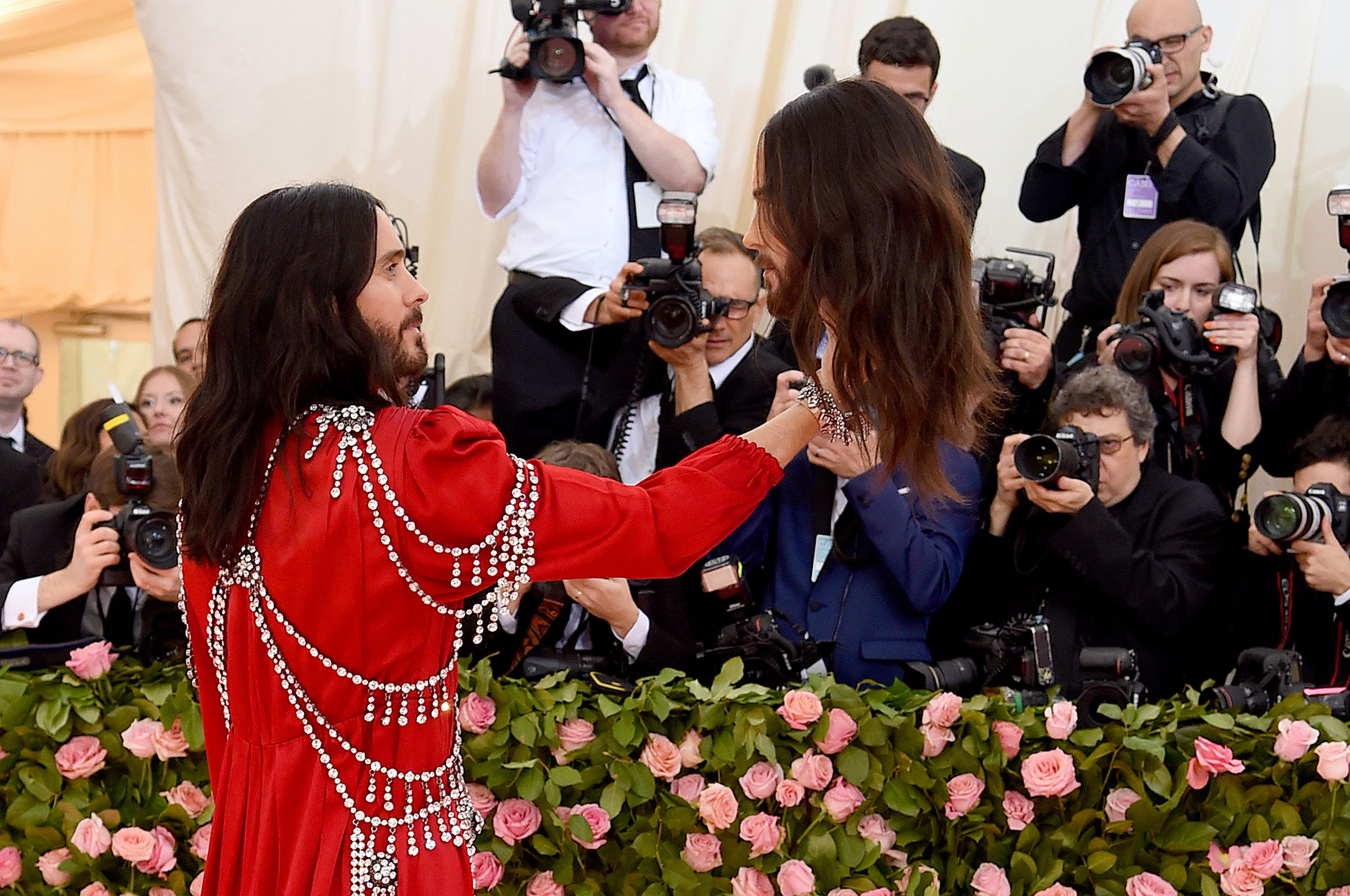 Jared Leto attends The 2019 Met Gala Celebrating Camp: Notes on Fashion at Metropolitan Museum of Art on May 06, 2019 in New York City. (Jamie McCarthy—Getty Images)