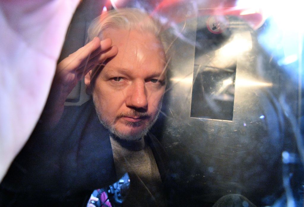 Julian Assange Leaves London Court