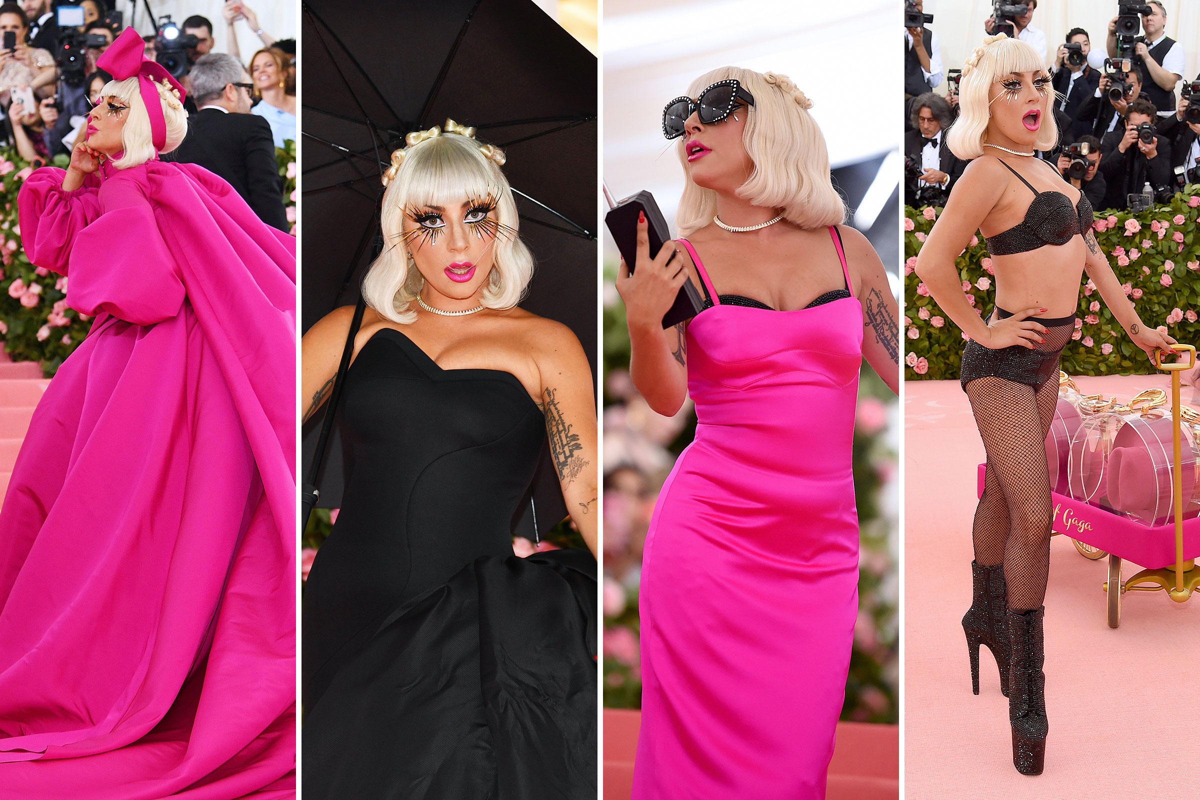 Lady Gaga attends The 2019 Met Gala Celebrating Camp