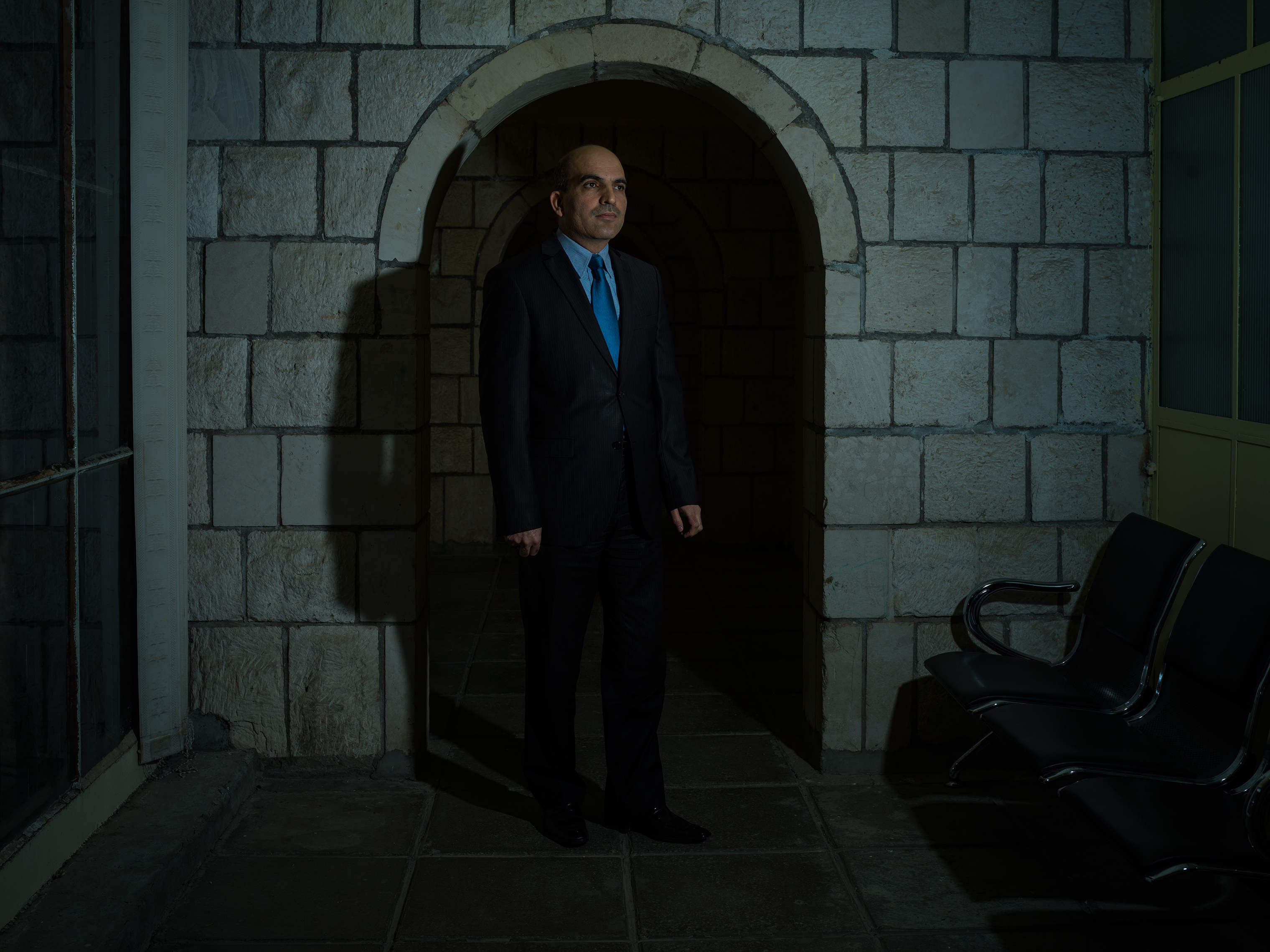 Judge Ayman Mostafa is trying to build a case against ISIS for war crimes to the Kurdish High Commission on Recognition of Genocide. He has no power to indict or prosecute its fighters. A genocide charge can be brought only by a U.N. body. (Newsha Tavakolian—Magnum Photos for TIME)