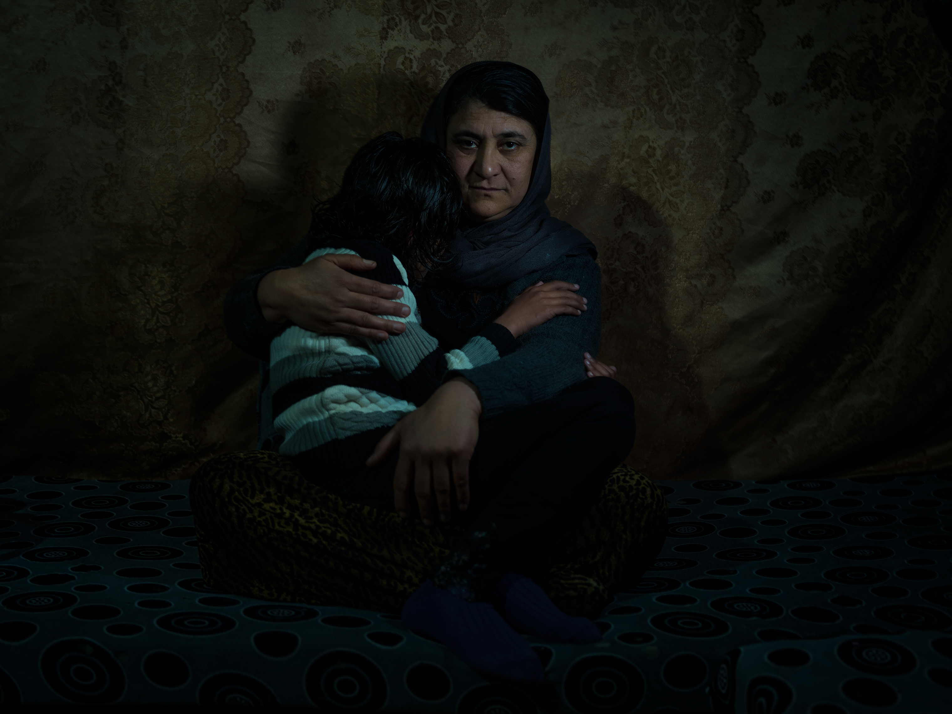 Sairan Khalaf speaks Kurdish; her daughter, 11, knows only Arabic after three years of captivity. (Newsha Tavakolian—Magnum Photos for TIME)