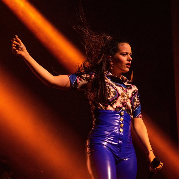 Rosalia performs at Webster Hall in New York, April 29, 2019.