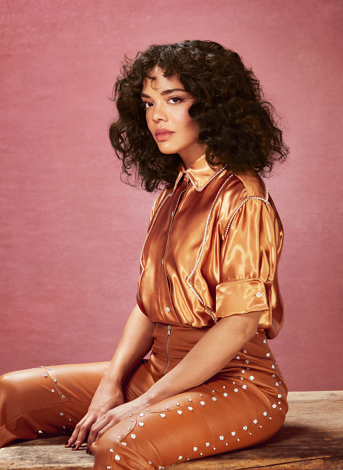 Tessa Thompson in Los Angeles, April 28, 2019. (Gizelle Hernandez for TIME)
