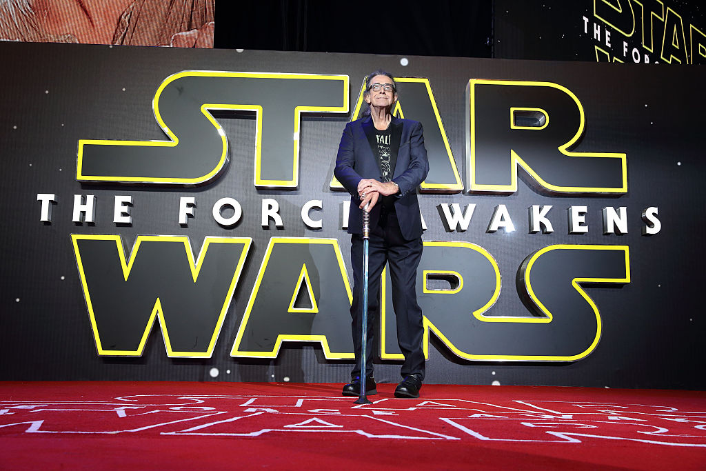 Peter Mayhew attends the European Premiere of 
