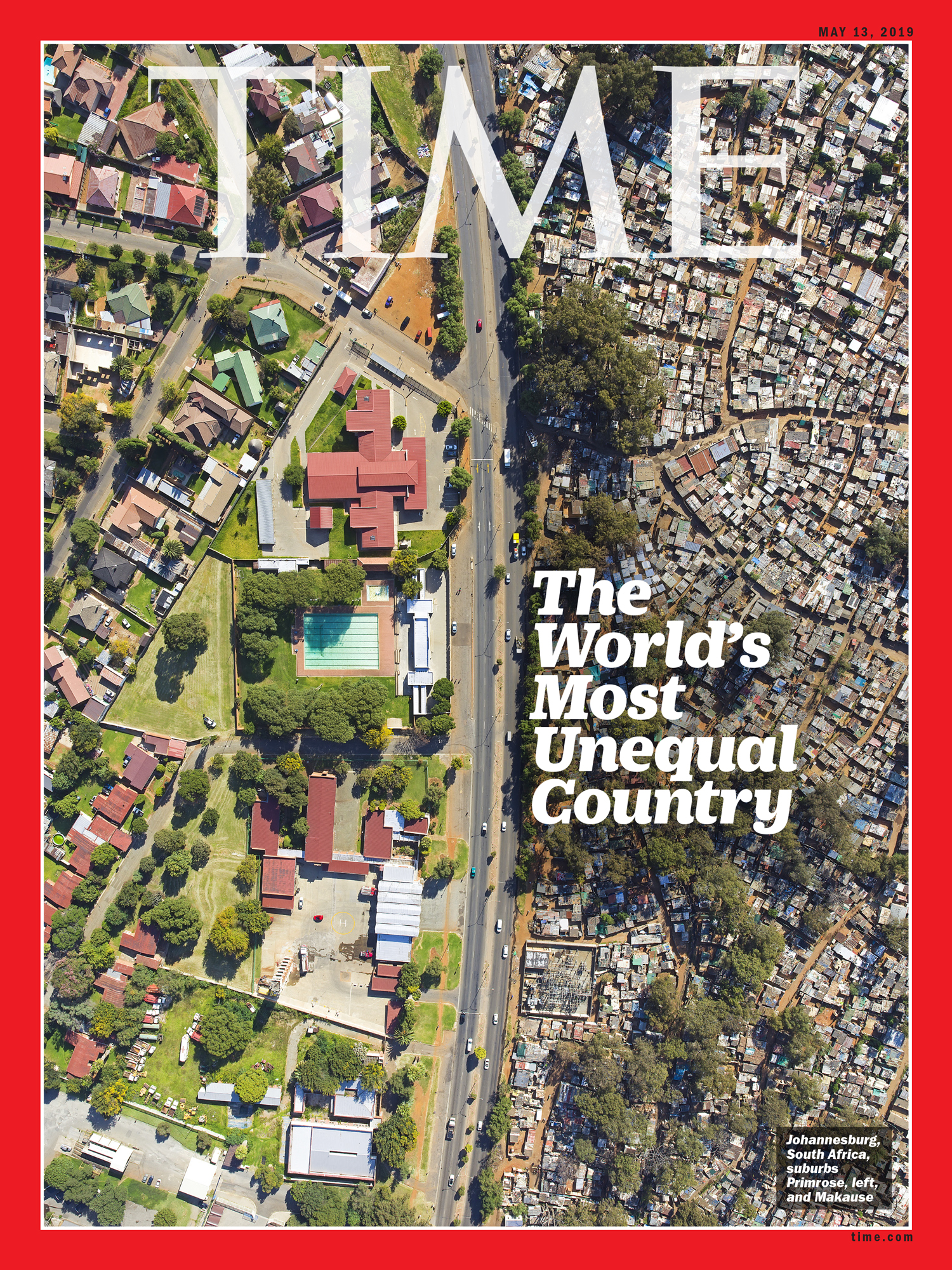 South Africa Inequality Time International Magazine Cover