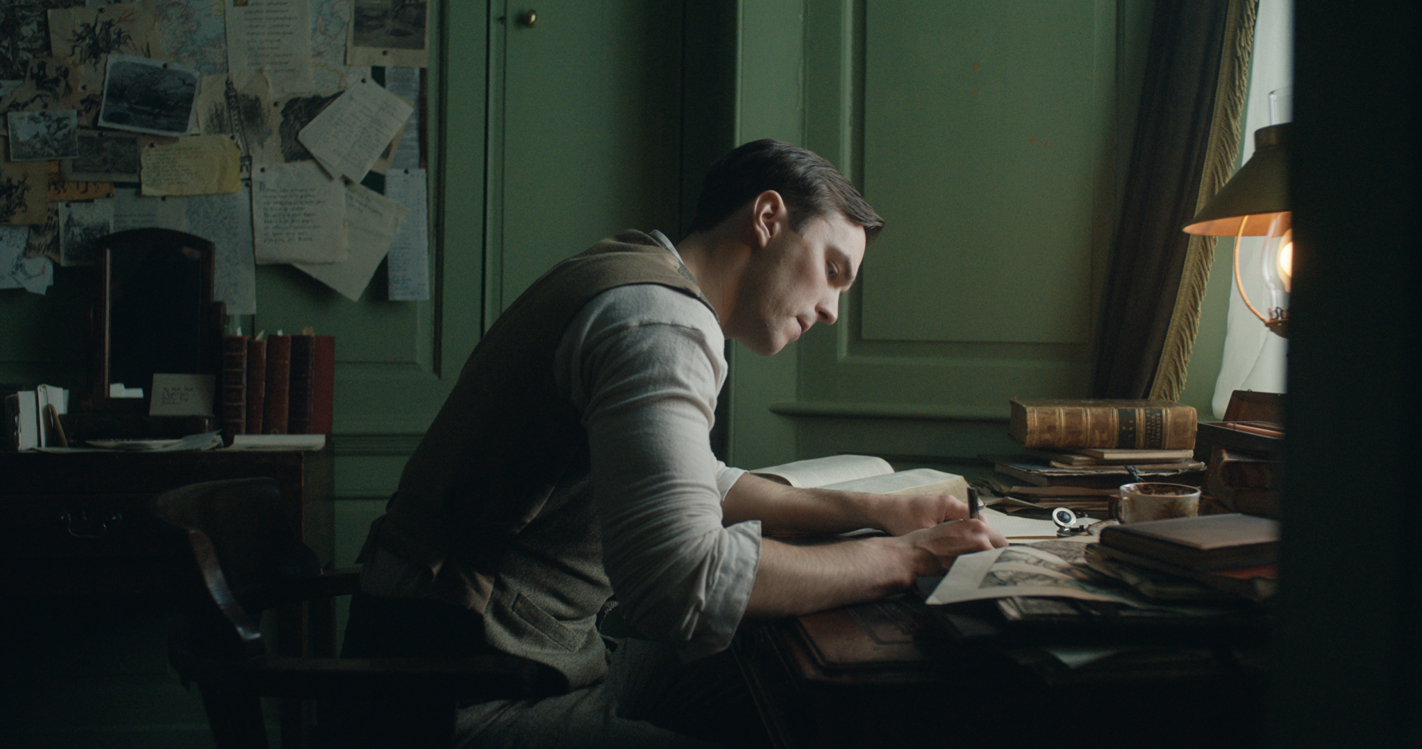 Nicholas Hoult in the film TOLKIEN. Photo Courtesy of Fox Searchlight Pictures. © 2019 Twentieth Century Fox Film Corporation All Rights Reserved