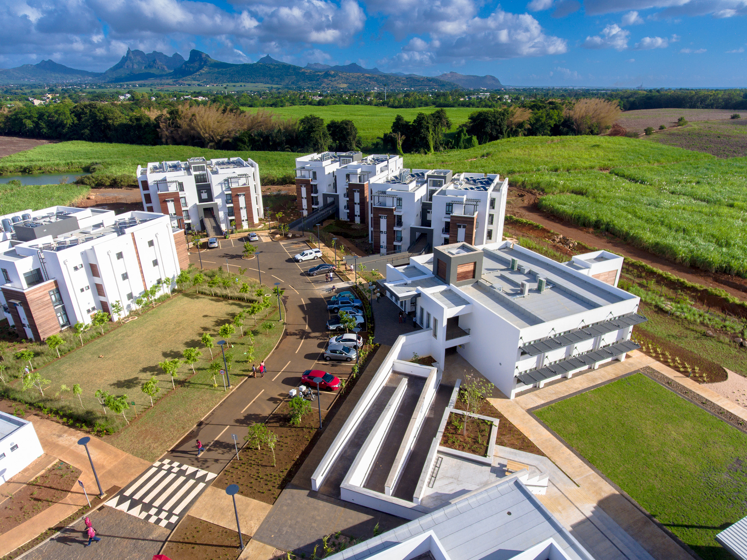 A view of the African Leadership University in Mauritius. (Courtesy of ALU)