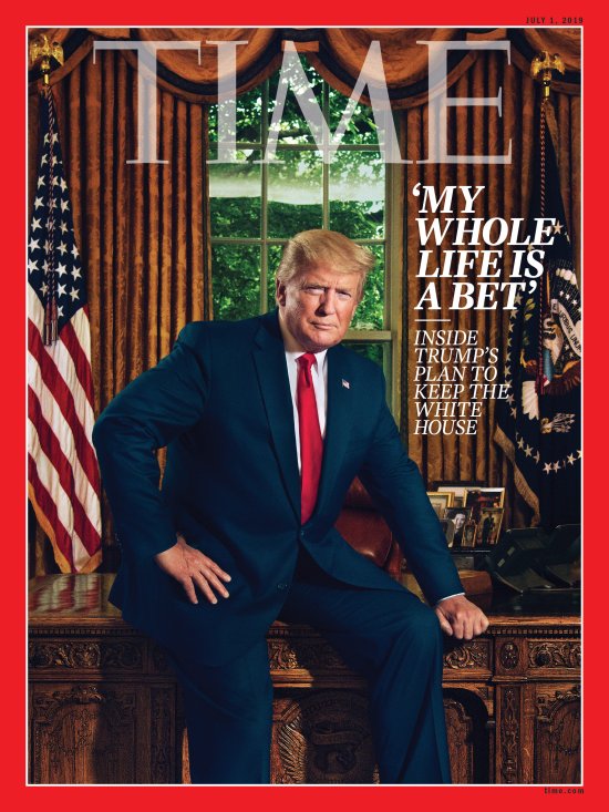 President Donald Trump Time Magazine Cover