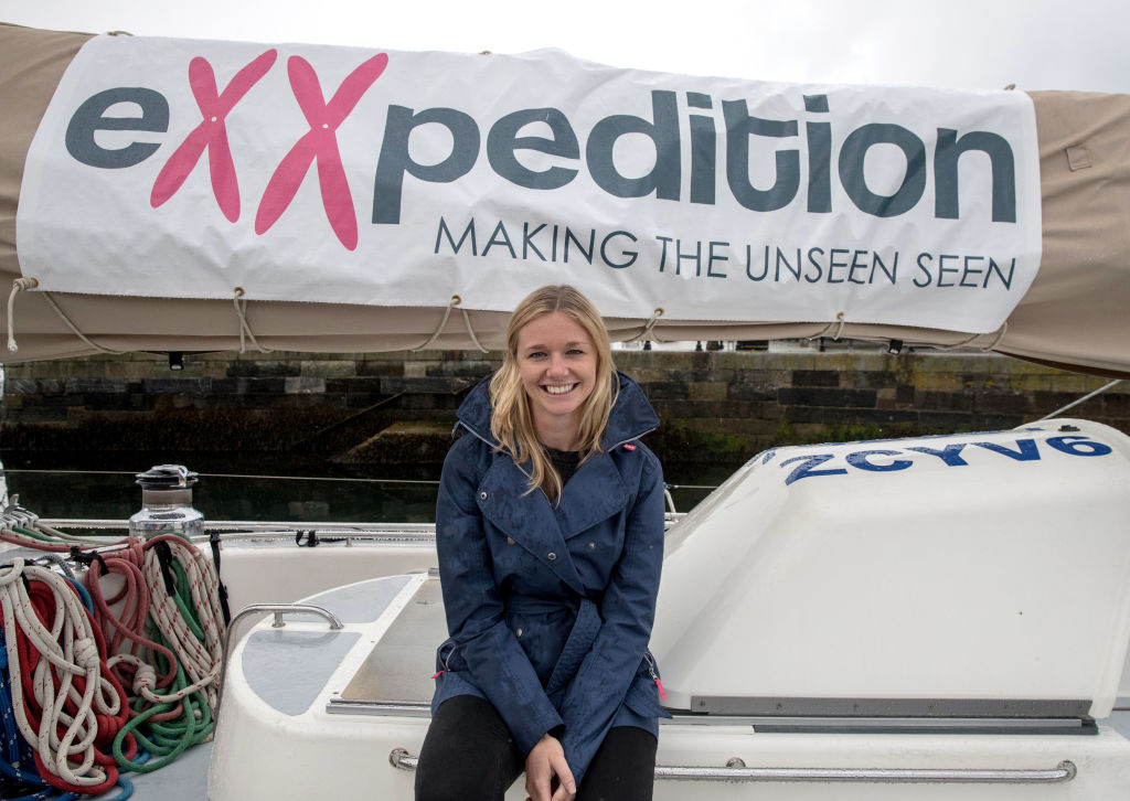 Emily Penn, co-founder of eXXpedition, in Plymouth, England on Aug. 8, 2017. (Matt Cardy—Getty Images)