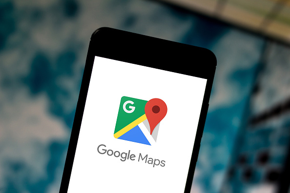 Google Maps displayed on a smartphone (SOPA Images—Getty Images)