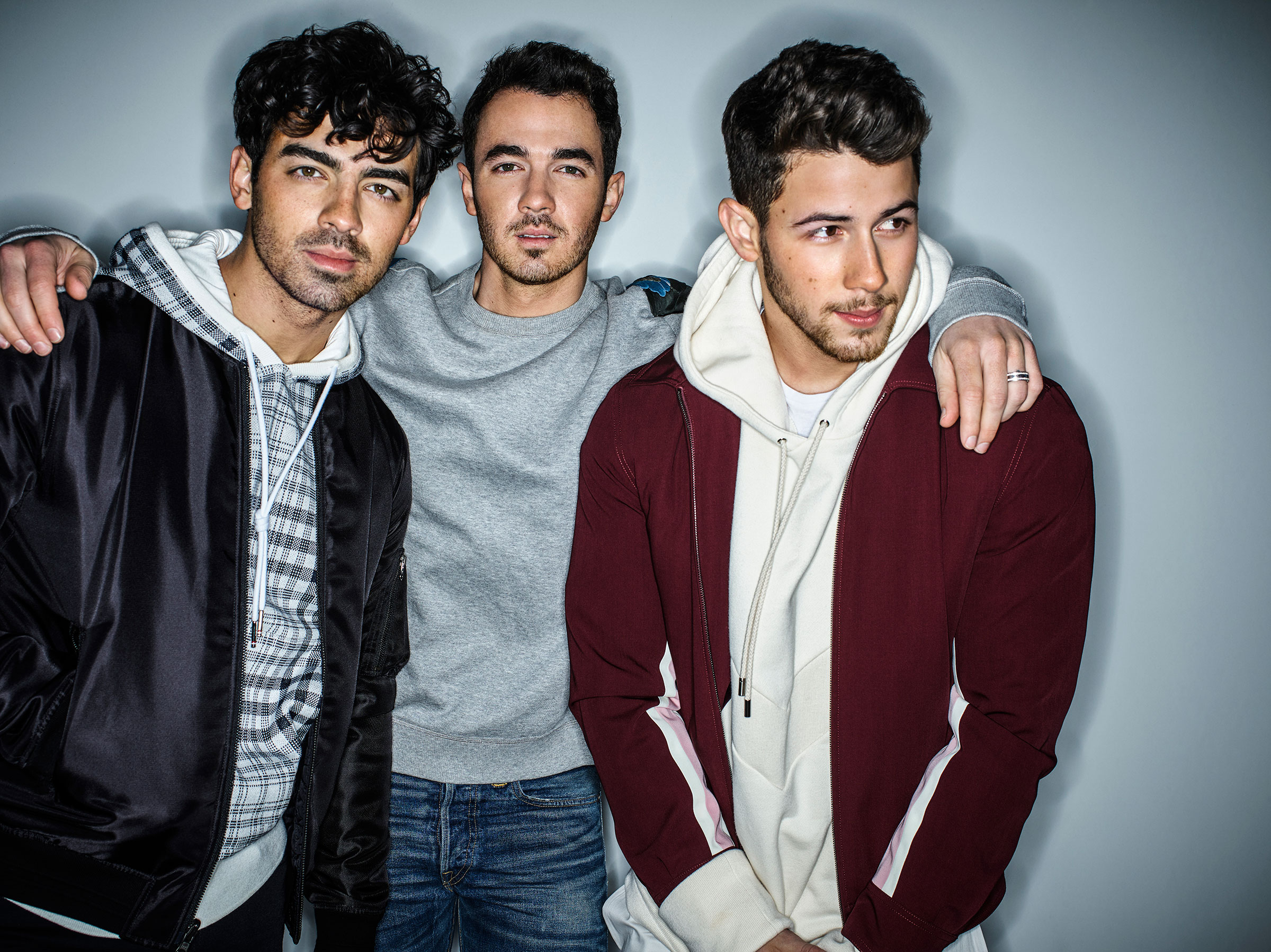 In addition to their new album, Happiness Begins, out June 7, the Jonas Brothers (above, from left, Joe, Kevin and Nick) released a documentary this month and are working on a memoir (Peggy Sirota—Umusic)