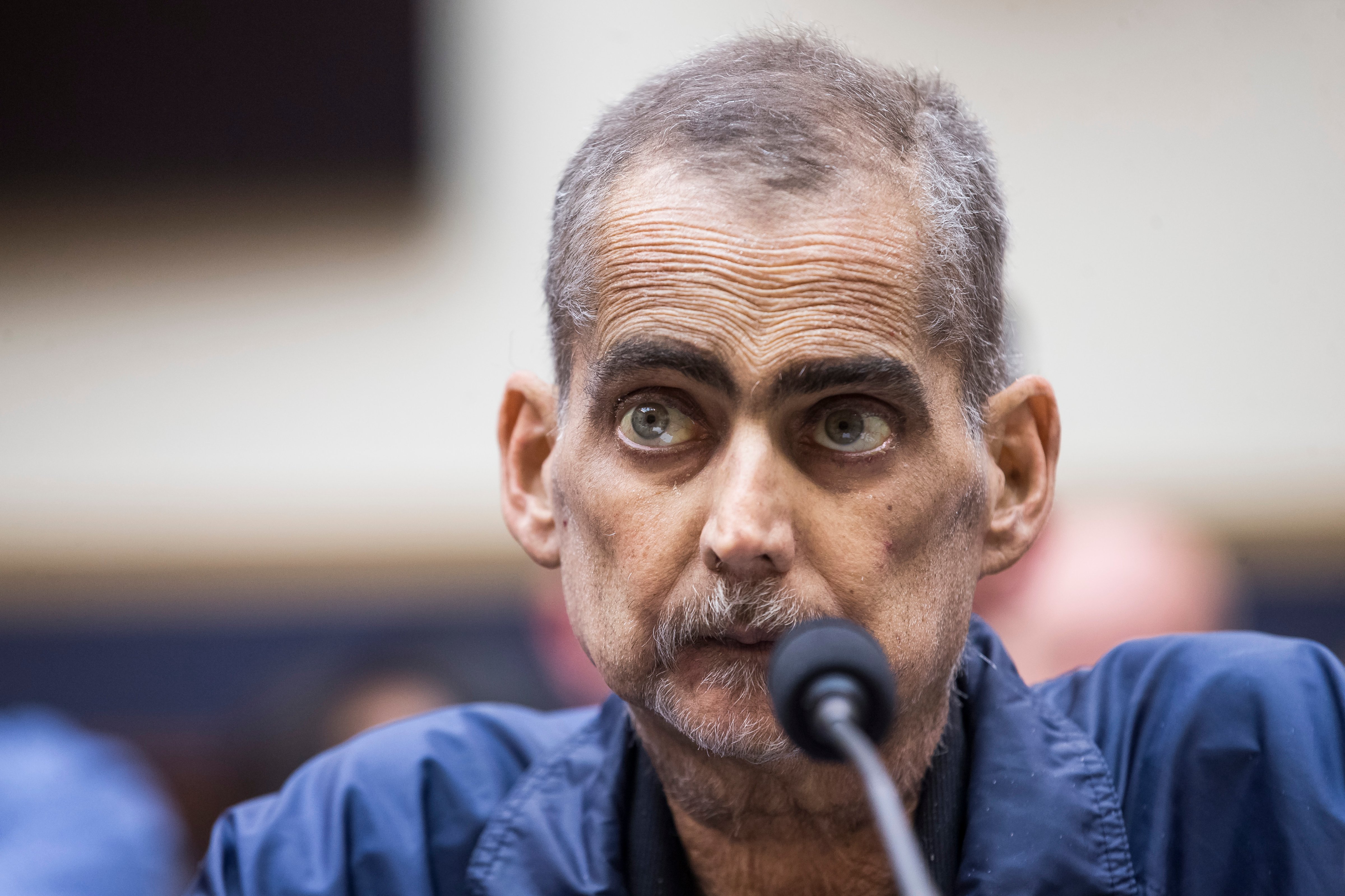 Retired New York Police Department detective and 9/11 responder Luis Alvarez testifies during a House Judiciary Committee hearing on reauthorization of the September 11th Victim Compensation Fund on Capitol Hill on June 11, 2019 in Washington, DC. (Zach Gibson&mdash;Getty Images)