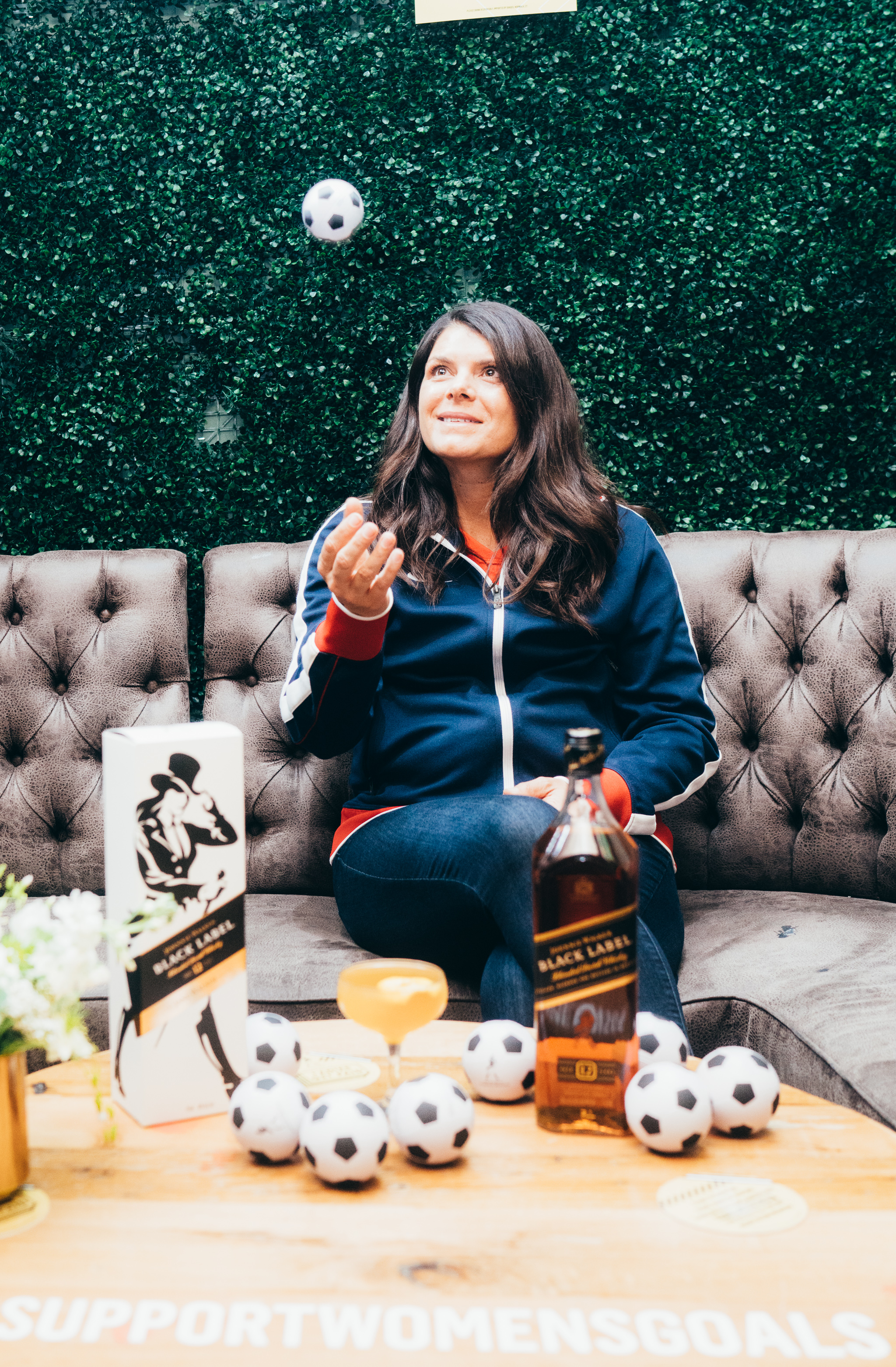 Mia Hamm at the Jane Walker by Johnnie Walker Equalizer Watch Party in NYC supporting equal pay. (Jose Silva)
