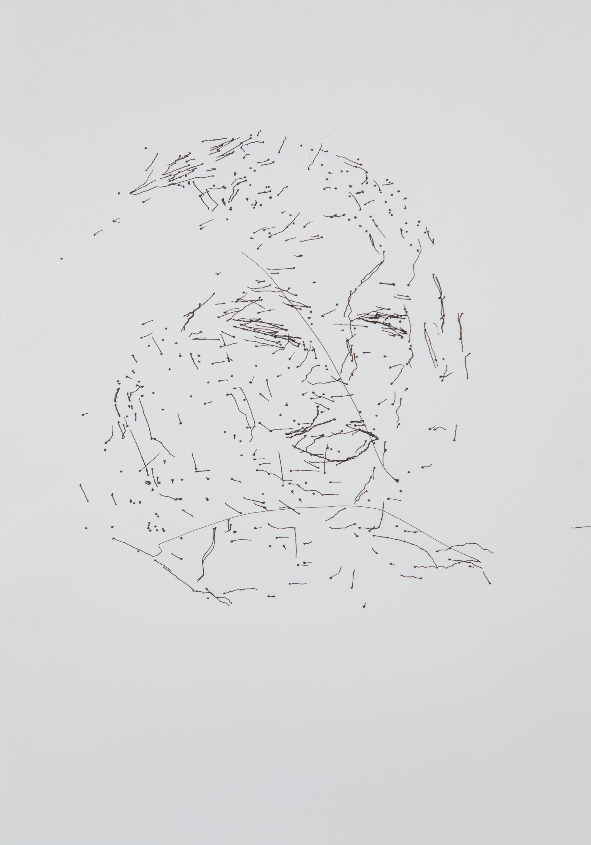 Portrait of Ada Lovelace by Ai-Da robot artist