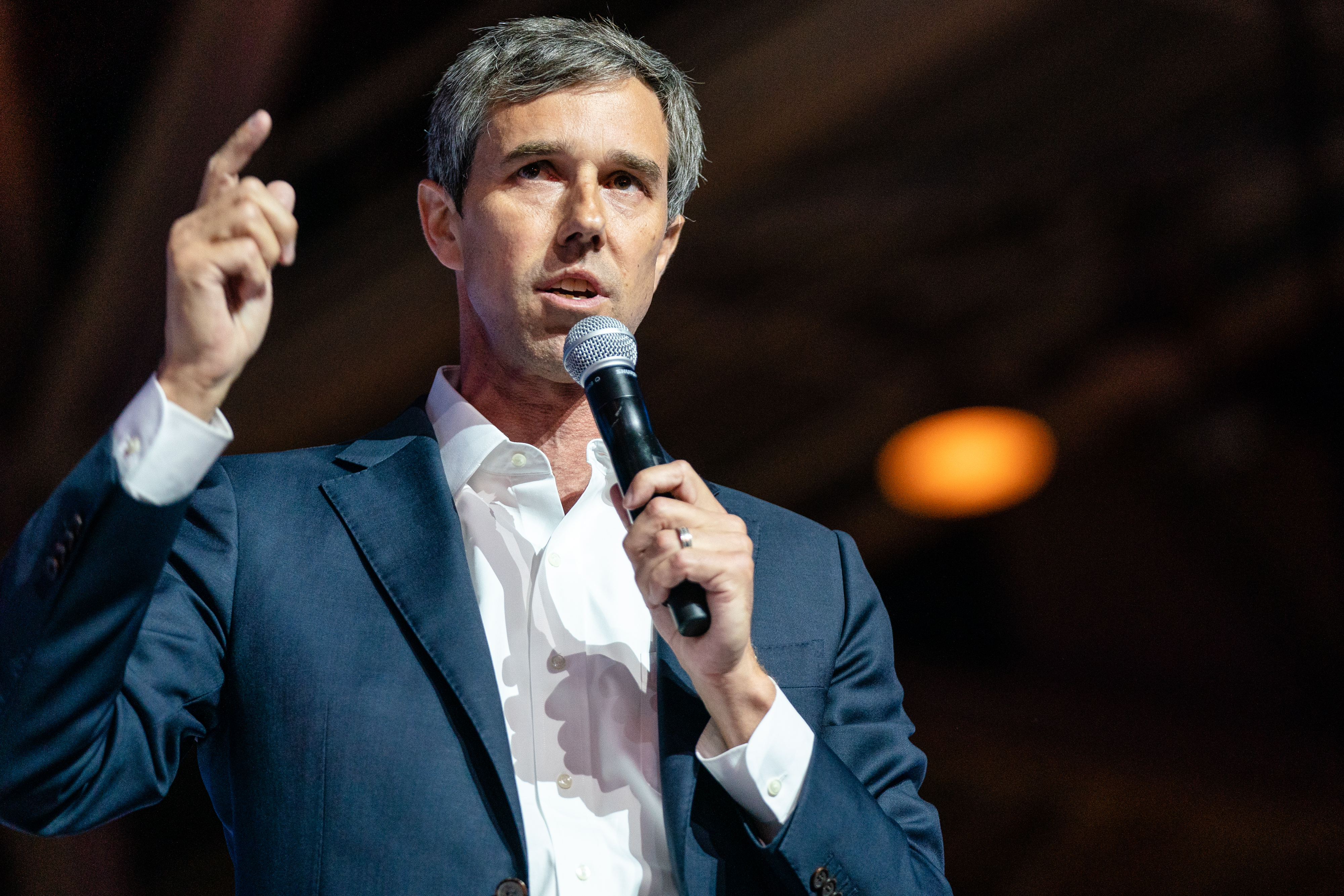 Beto O'Rourke speaks at the 25th Essence Festival at Ernest N. Morial Convention Center on July 06, 2019 in New Orleans, Louisiana. (Josh Brasted—FilmMagic)