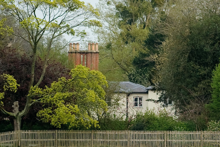 A general view of Frogmore Cottage on April 10, 2019 in Windsor, England. The cottage is situated on the Frogmore Estate, itself part of Home Park, Windsor, in Berkshire. It is the new home of Prince Harry, Duke of Sussex and Meghan, Duchess of Sussex. (GOR—Getty Images)