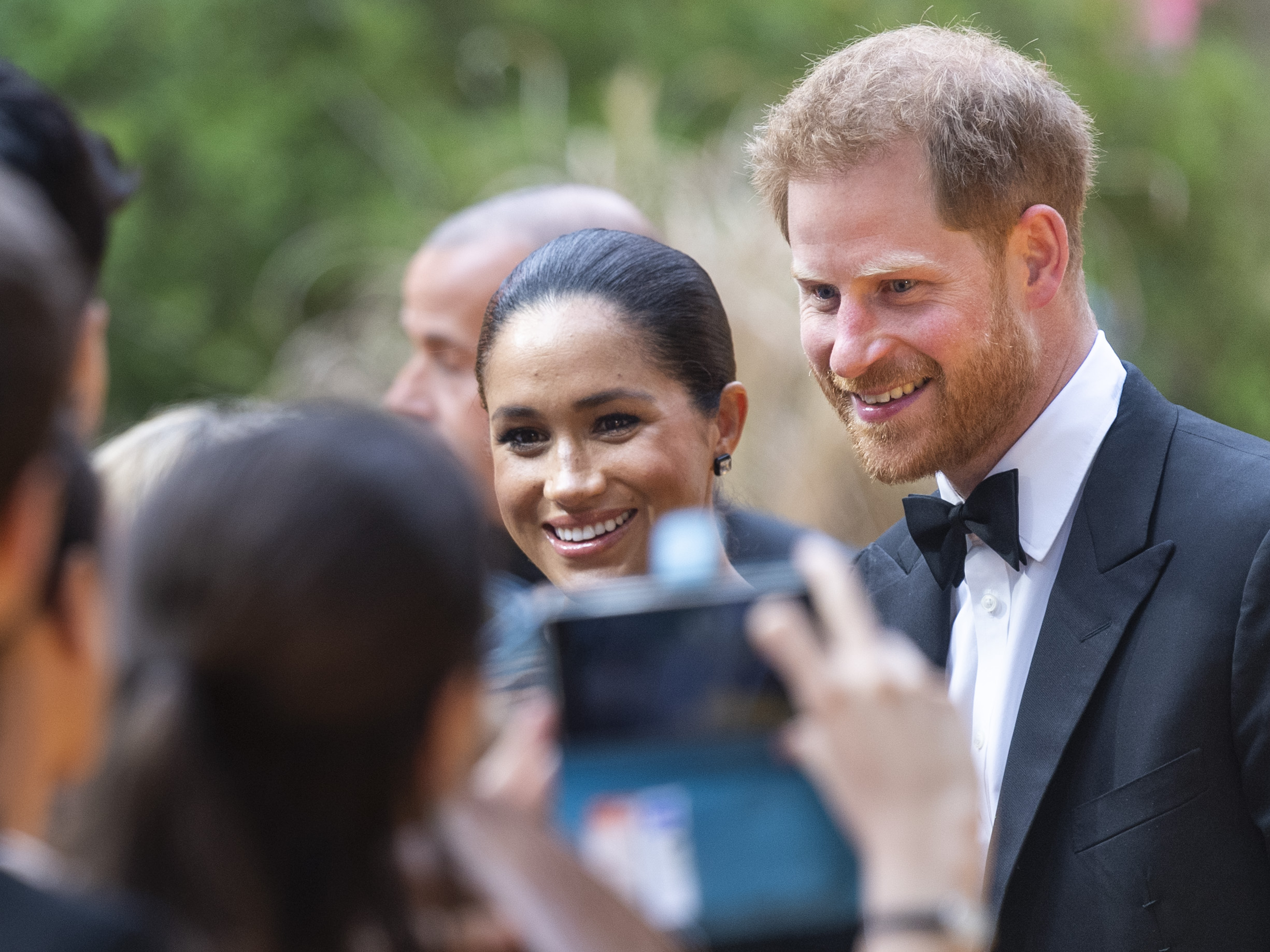 Prince Harry, Duke of Sussex and Meghan, Duchess of Sussex attend "The Lion King" European Premiere on July 14, 2019 in London, England. (Mark Cuthbert&mdash;UK Press via Getty Images)