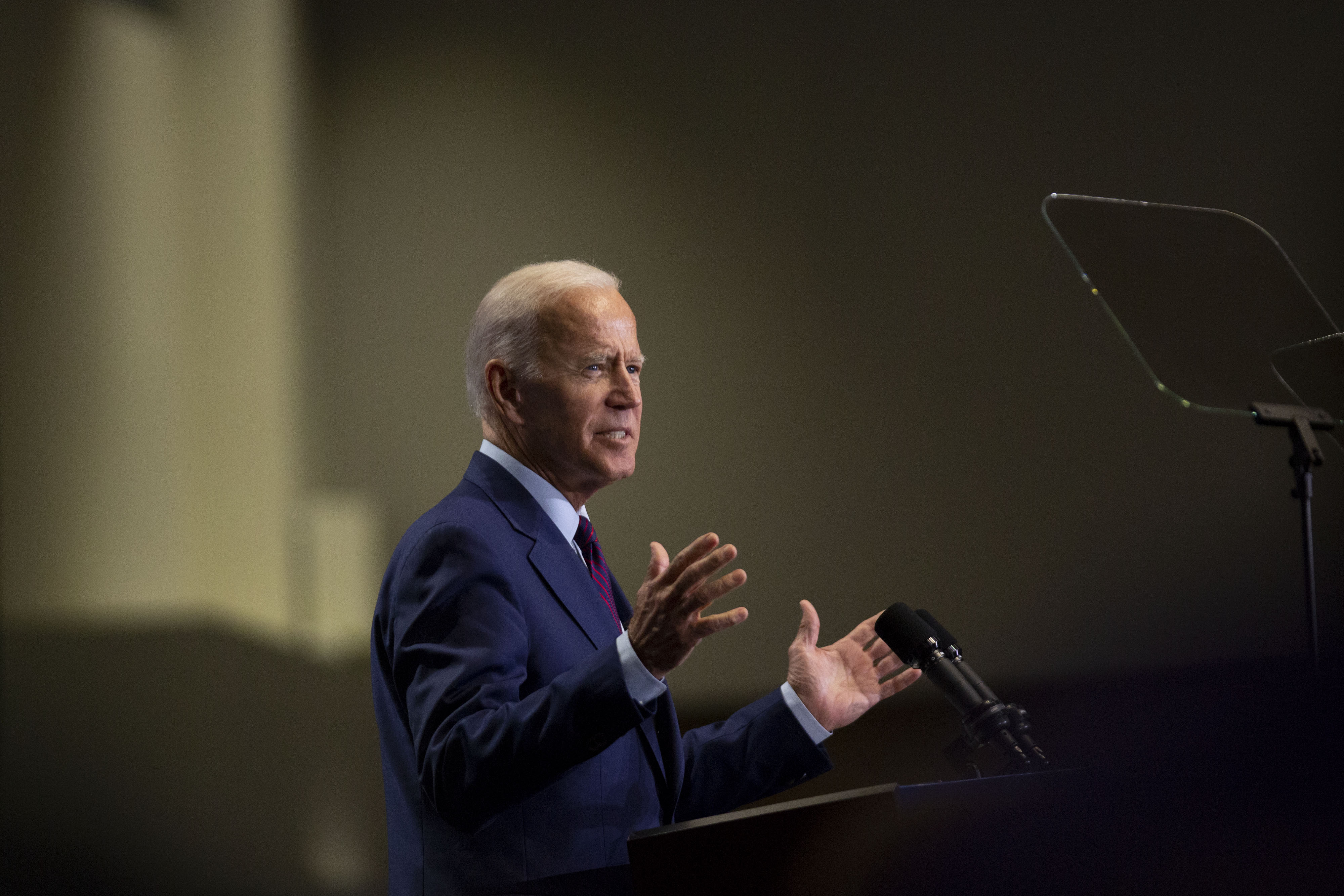 Former U.S. Vice President Joe Biden, a 2020 Democratic presidential candidate, speaks during the Rainbow PUSH Coalition Annual International Convention in Chicago, Illinois, U.S., on Friday, June 28, 2019. (Daniel Acker—Bloomberg/Getty Images)
