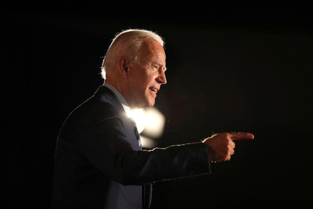 Former U.S. Vice President Joe Biden speaks during the AARP and The Des Moines Register Iowa Presidential Candidate Forum at Drake University on July 15, 2019 in Des Moines, Iowa. (Justin Sullivan—Getty Images)
