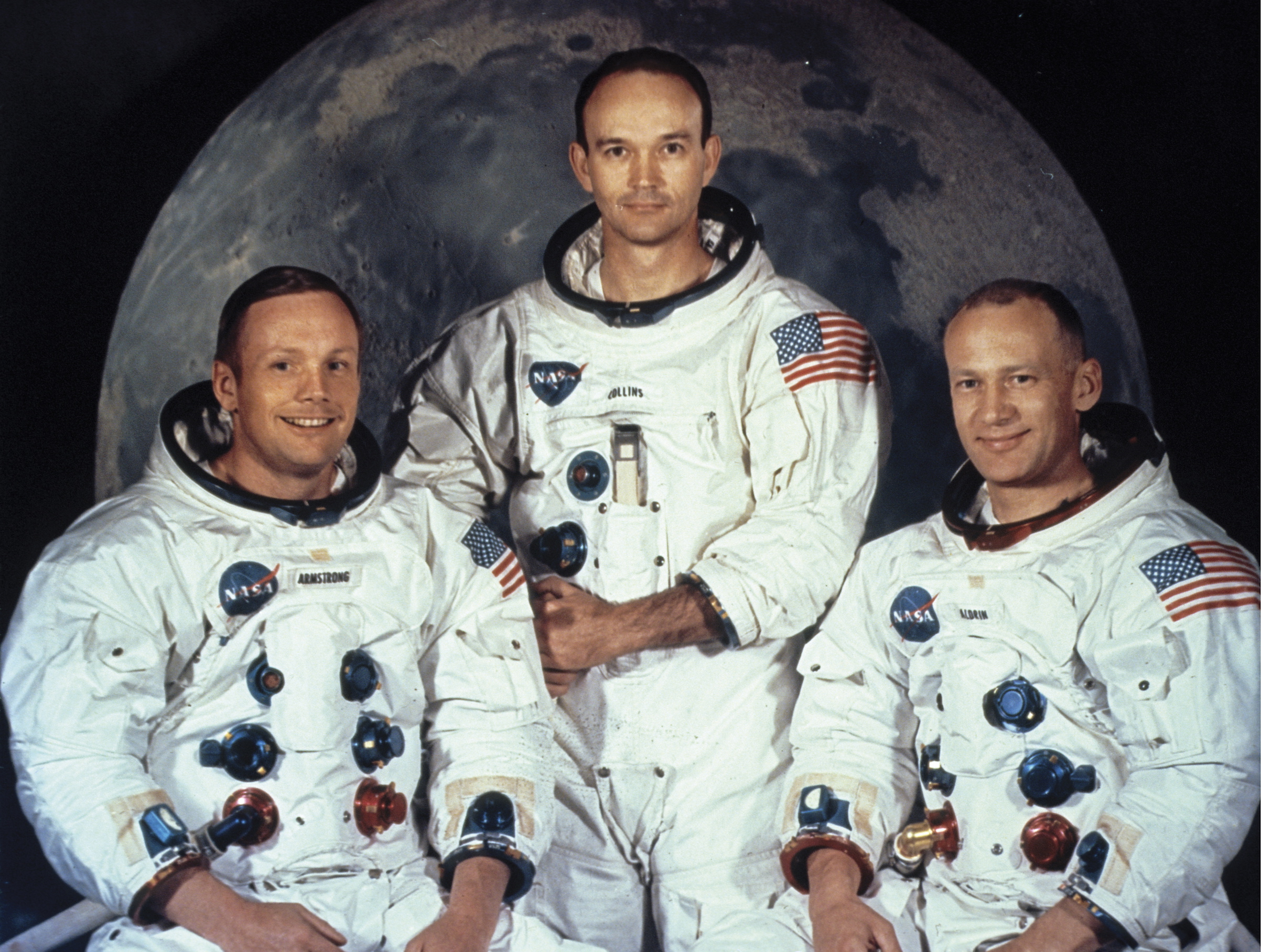 Apollo 11 astronauts Neil Armstrong, Michael Collins and Buzz Aldrin (Encyclopaedia Britannica/Universal Images Group/Getty)